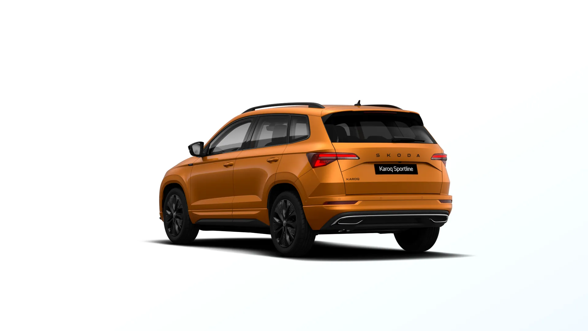 Karoq, Sportline, Oranžová Phoenix metalíza, rear