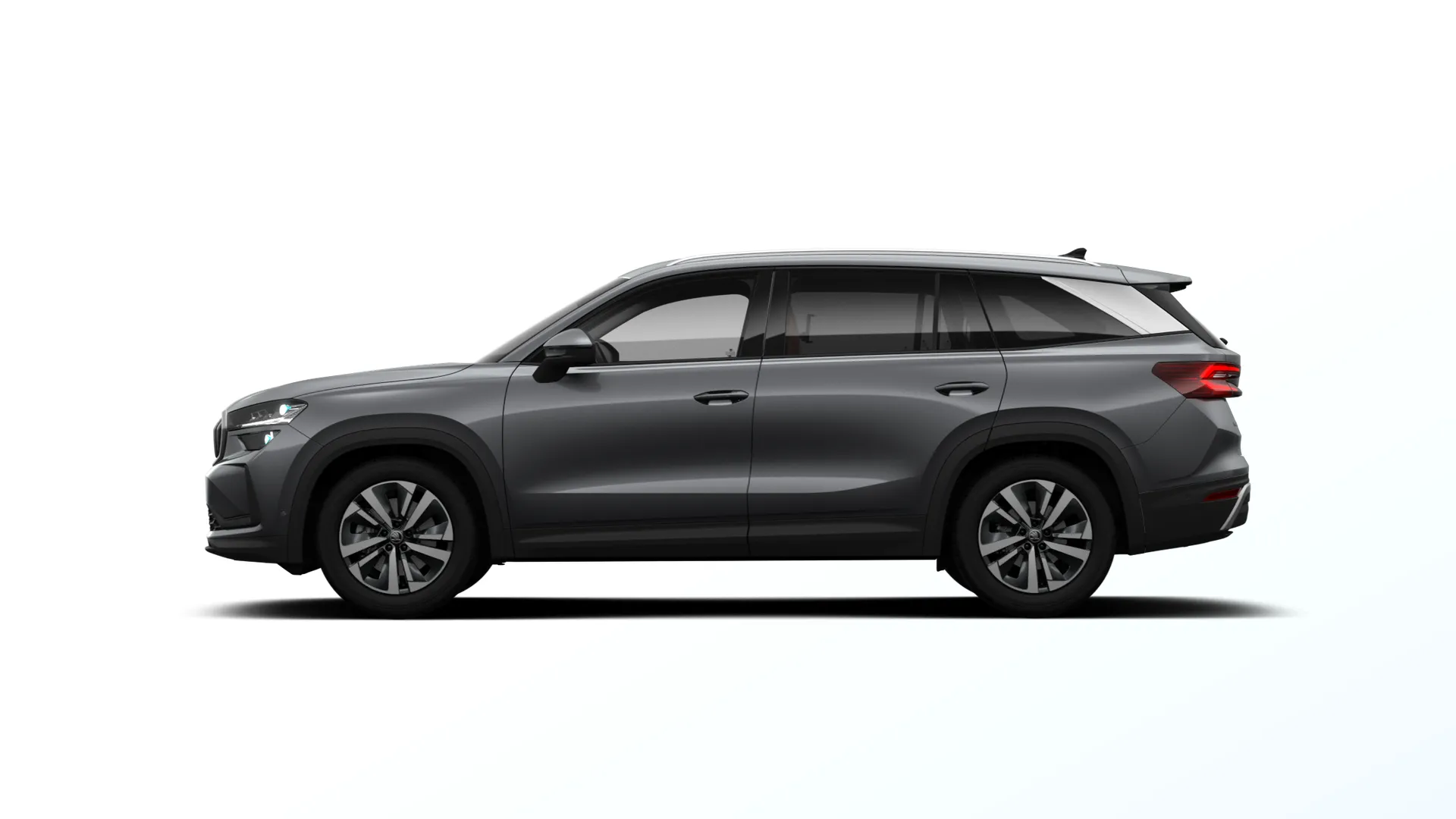 Kodiaq, Exclusive Selection, Šedá Graphite metalíza, side