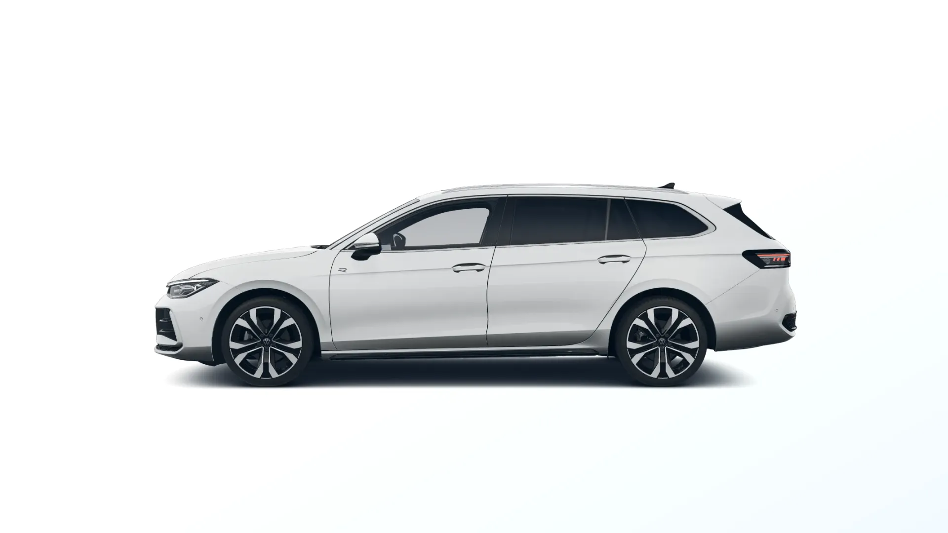 Passat, R-Line People, Bílá Pure, side