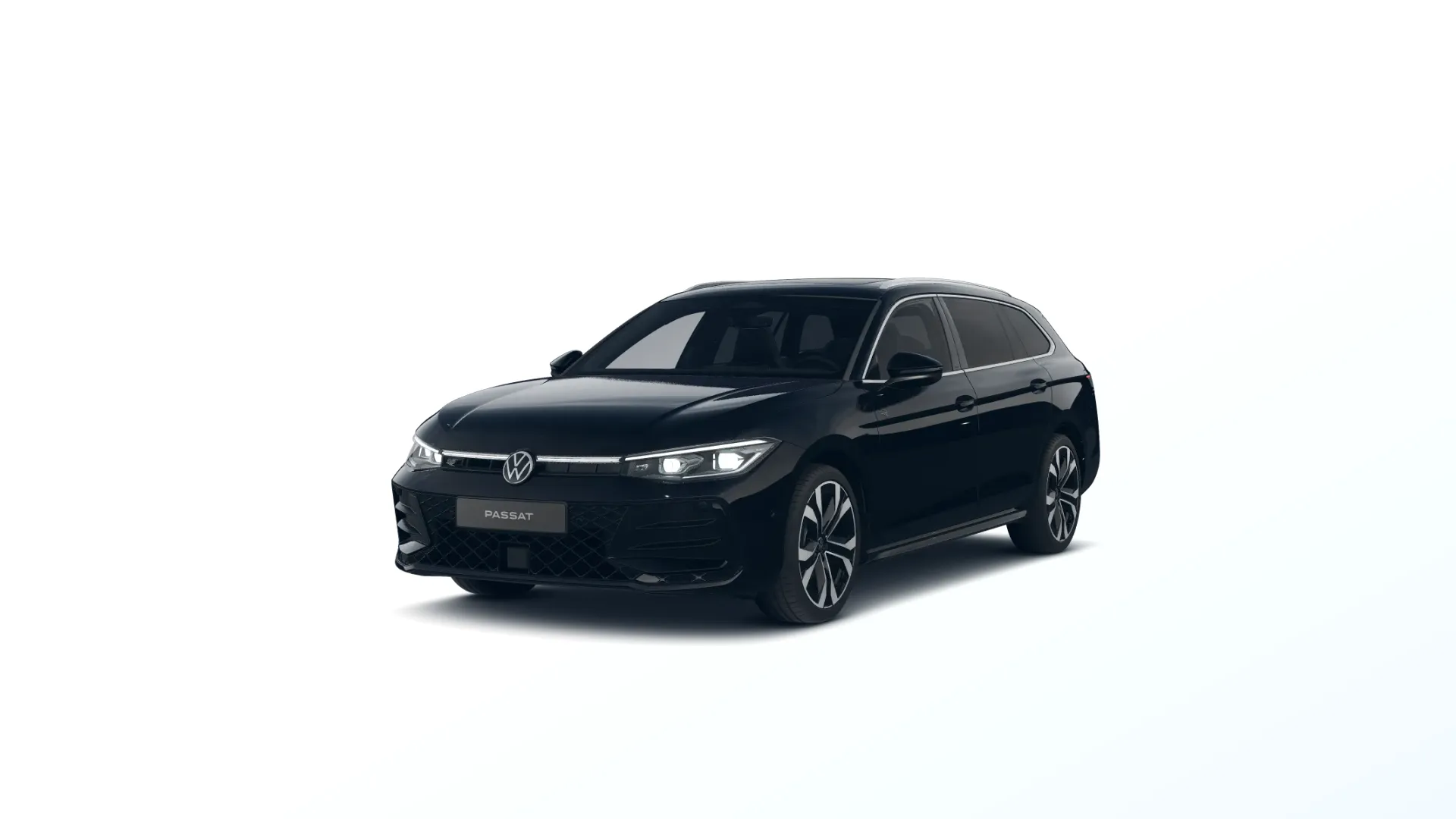 Passat, R-Line People, Černá Grenadilla metalíza, front