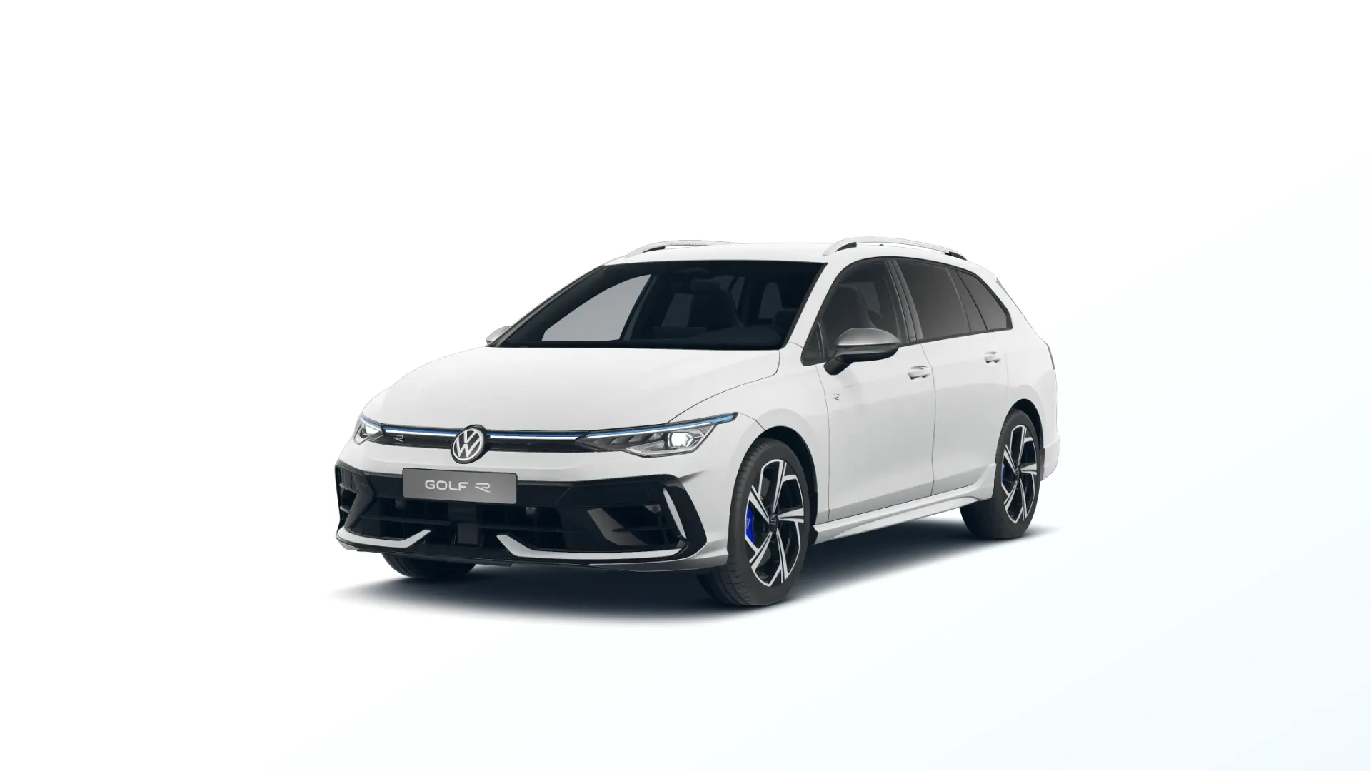 Golf Variant, R, Bílá Pure, front