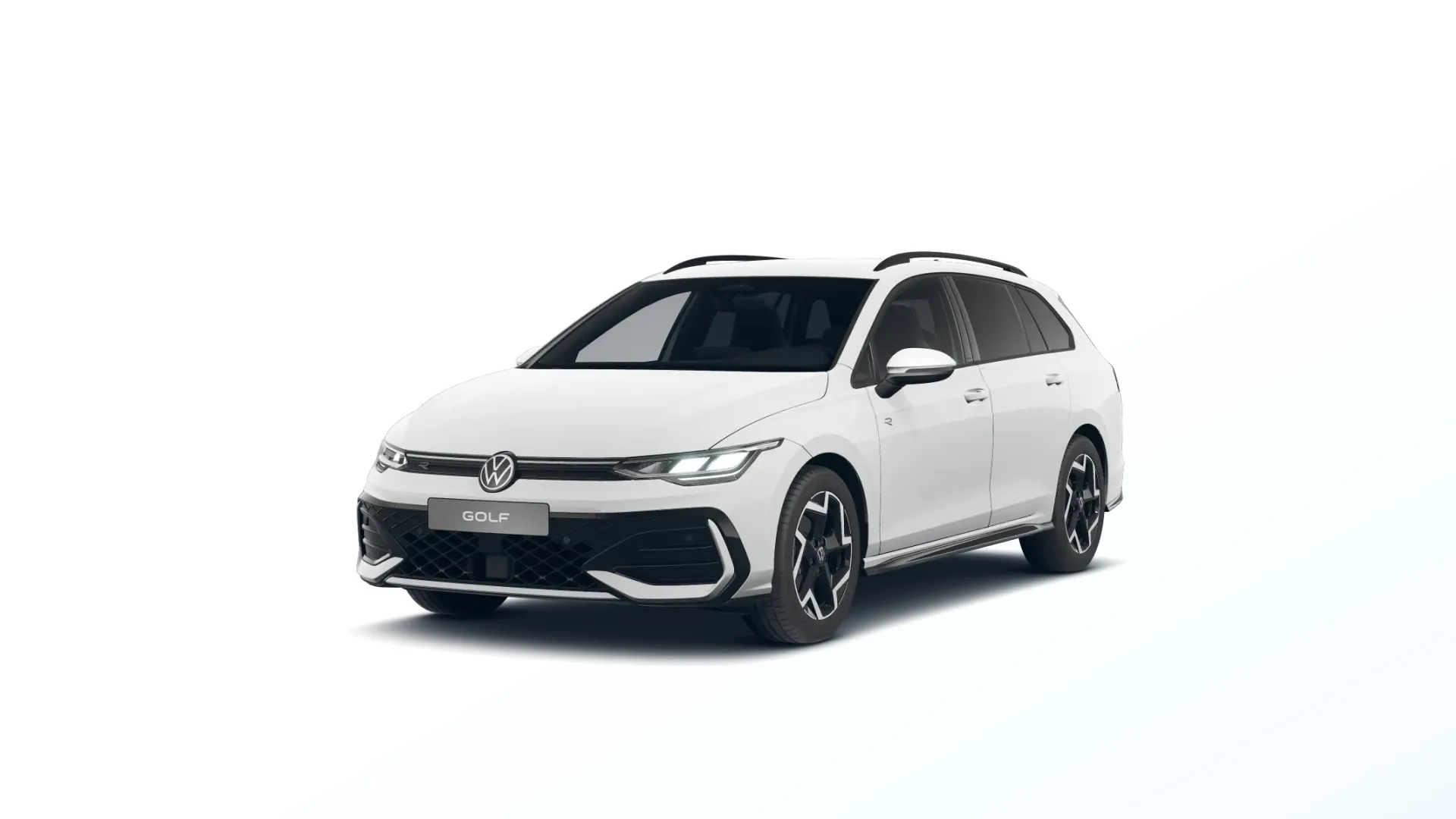 Golf Variant, R-Line, Bílá Pure, front