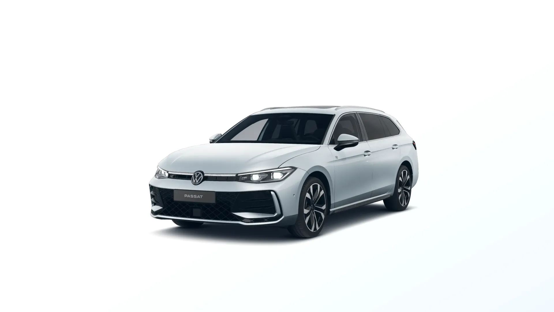 Passat, R-Line People, Stříbrná Oyster metalíza, front