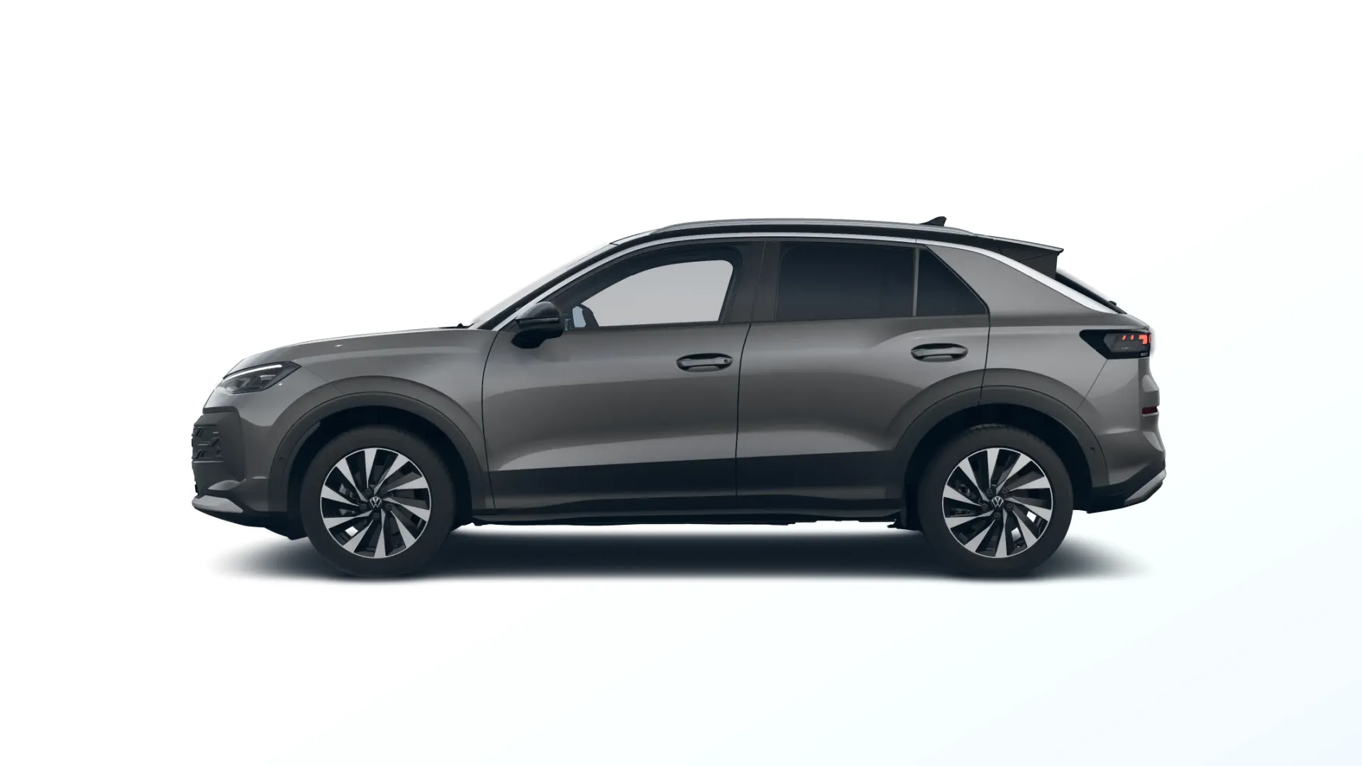 Nový T-Roc, Style, Šedá Wolf metalíza, side