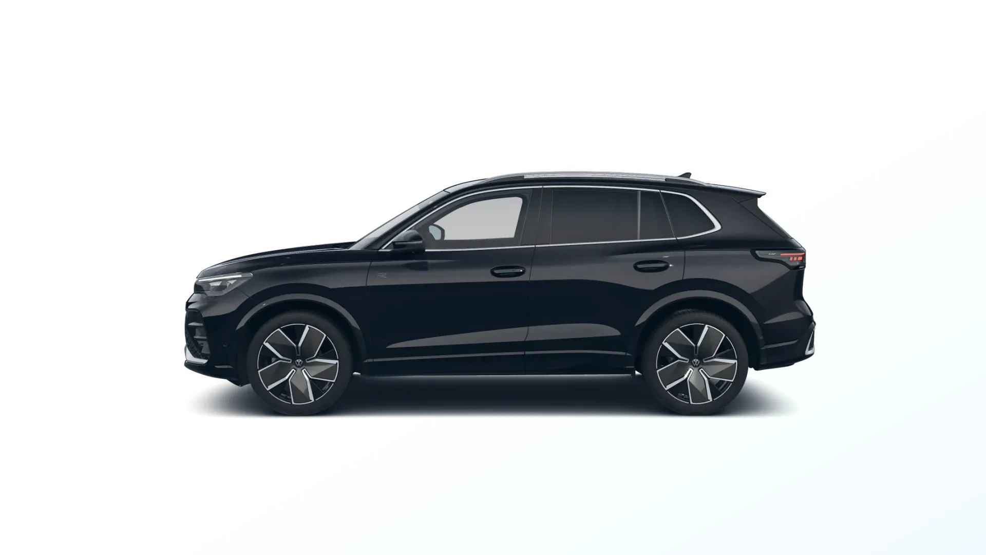Tiguan, R-Line People, Černá Grenadilla metalíza, side