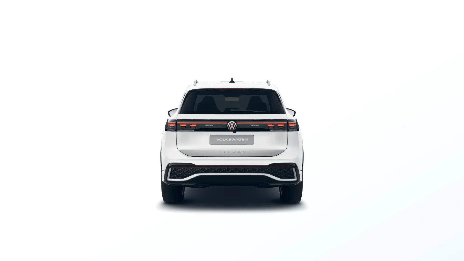 Tiguan, R-Line, Bílá Oryx perleťový efekt, back