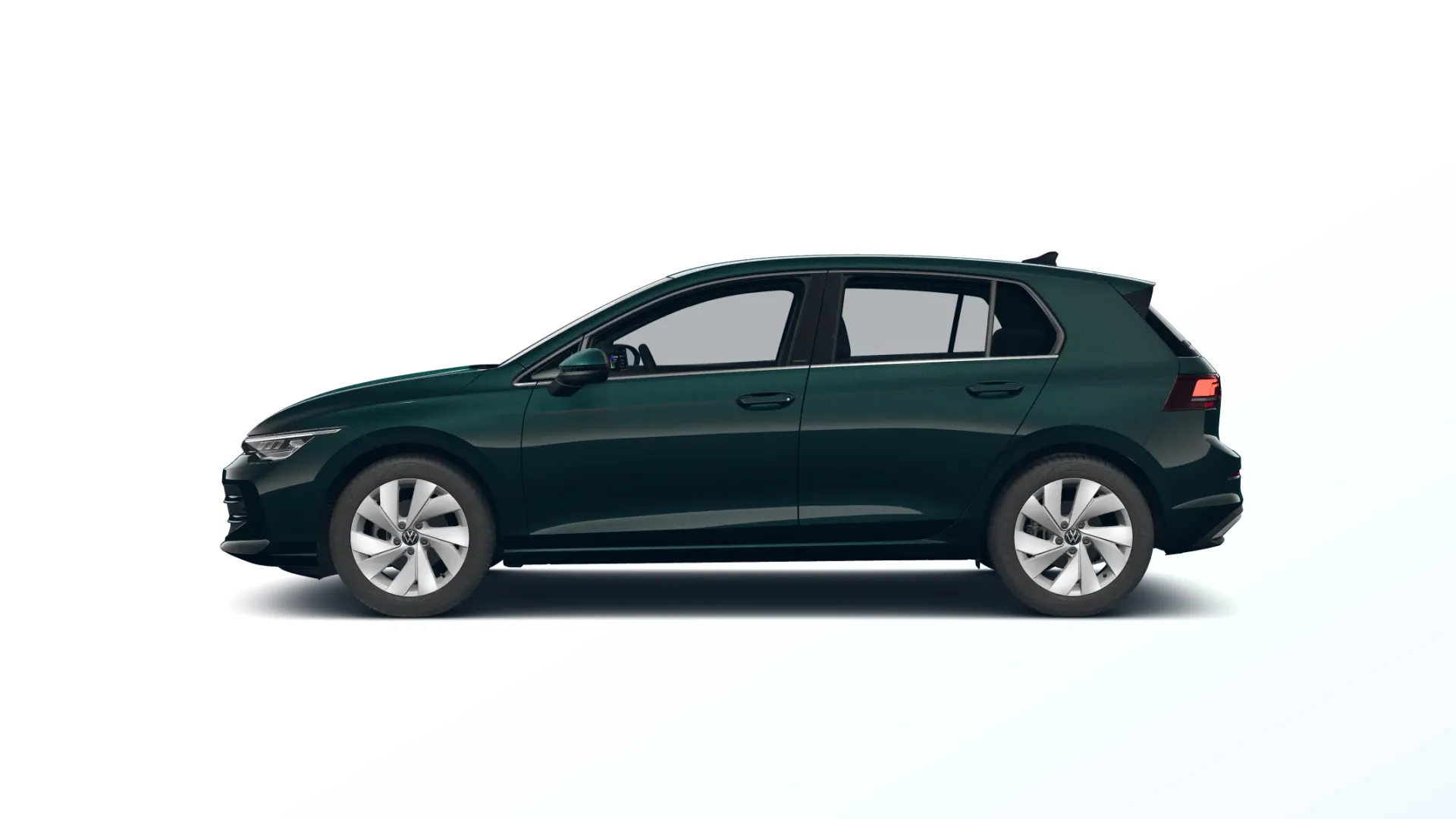 Golf, Style, Zelená metalíza Dark Moss, side