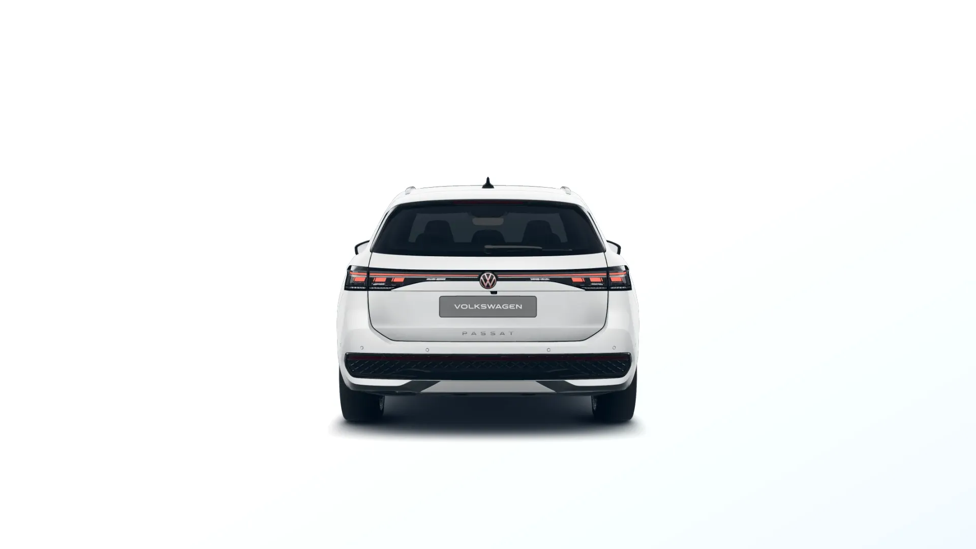 Passat, R-Line People, Bílá Oryx perleťová, back