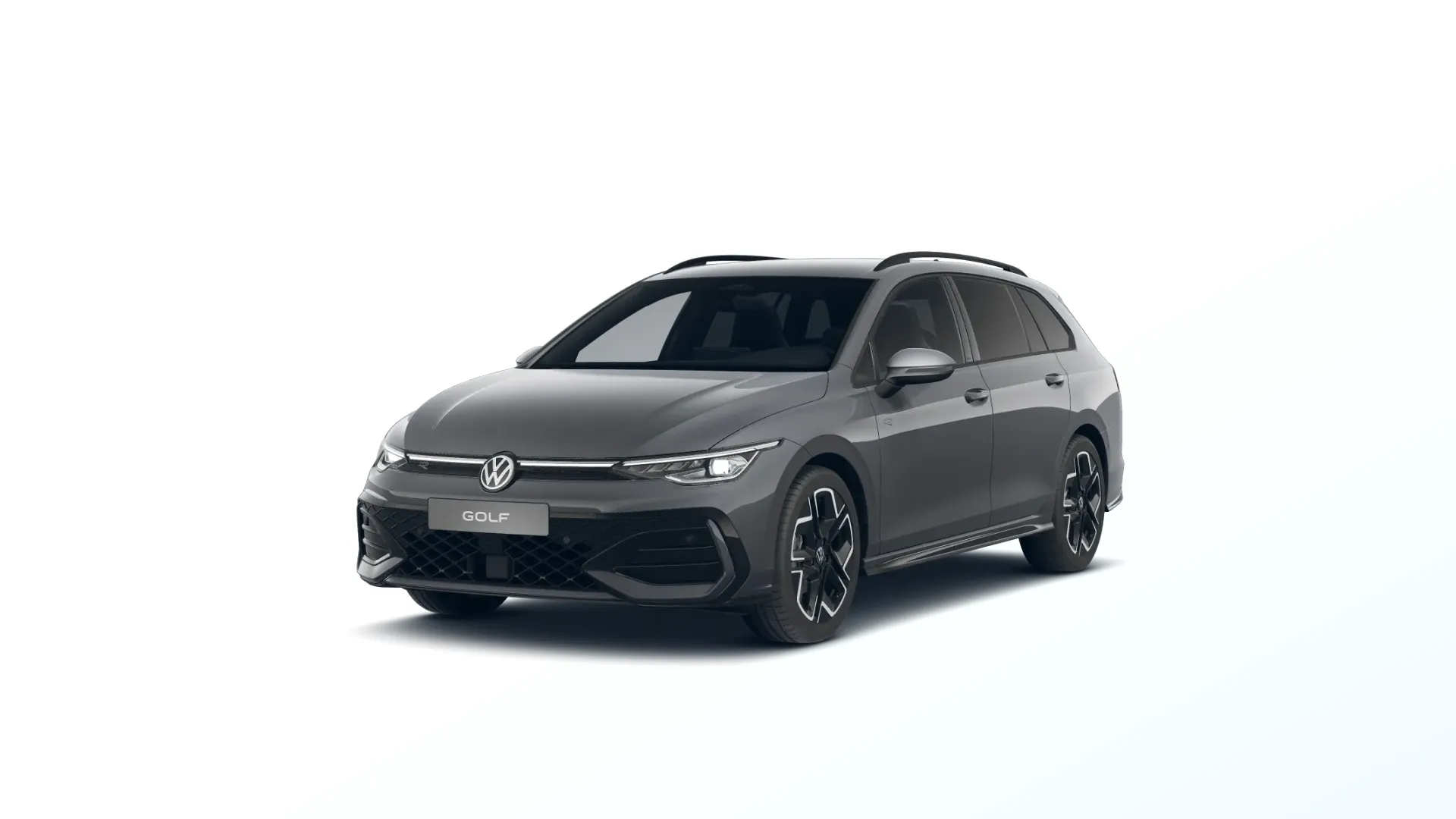 Golf Variant, R-Line People, Šedá Dolphin metalíza, front