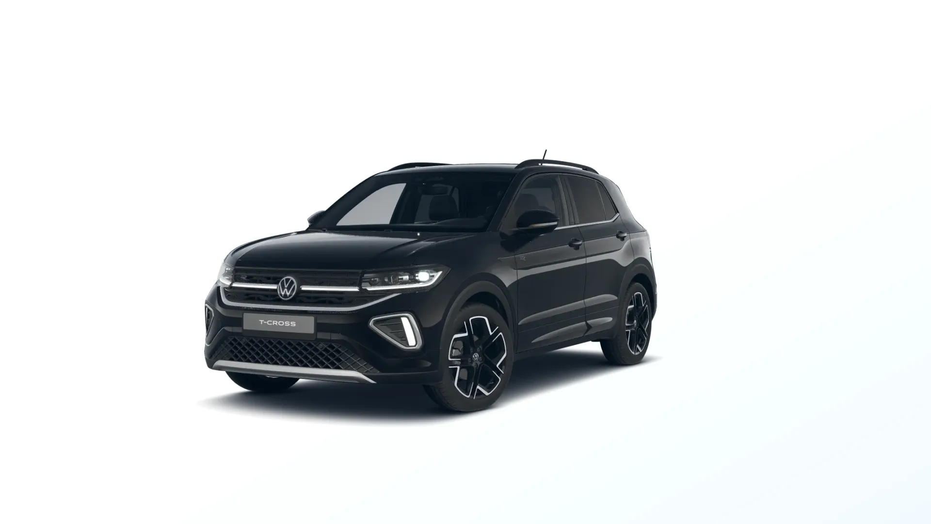 T-Cross, R-Line People, Černá Deep perleťový efekt, front