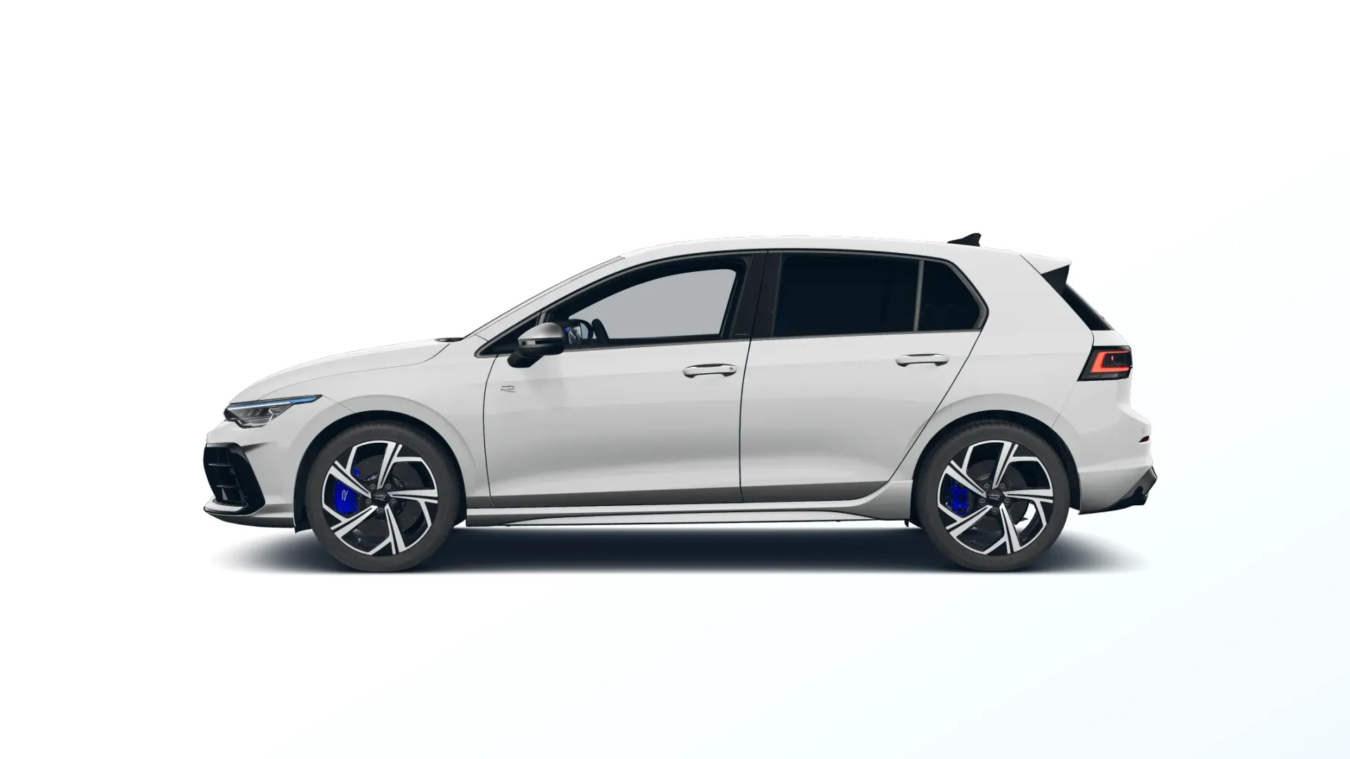 Golf, R, Bílá Pure, side