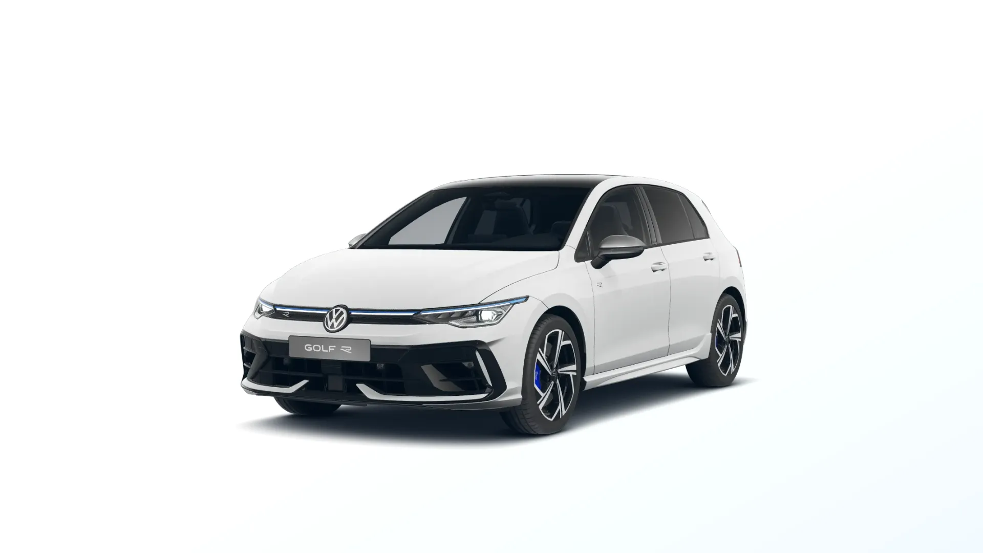 Golf, R, Bílá Pure, front
