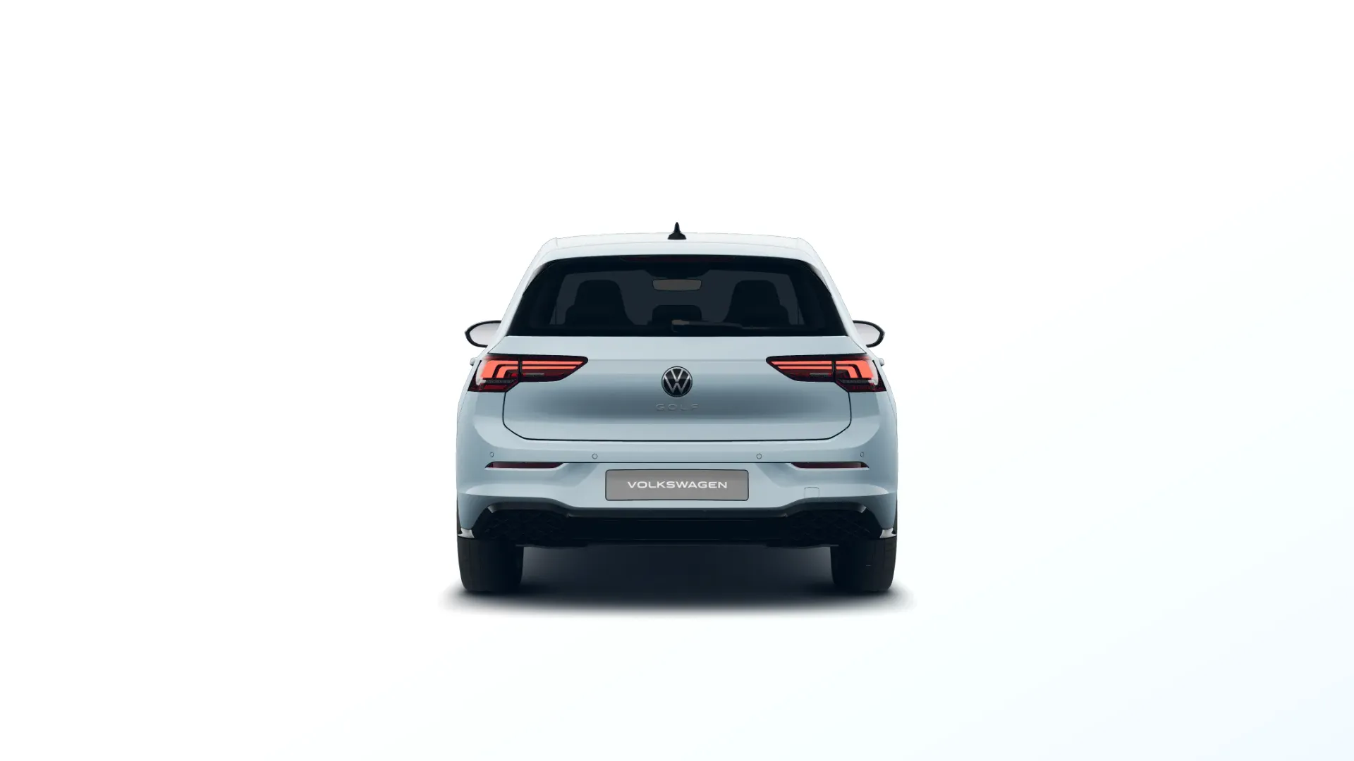 Golf, R-Line, Modrá Crystal Metalíza, back