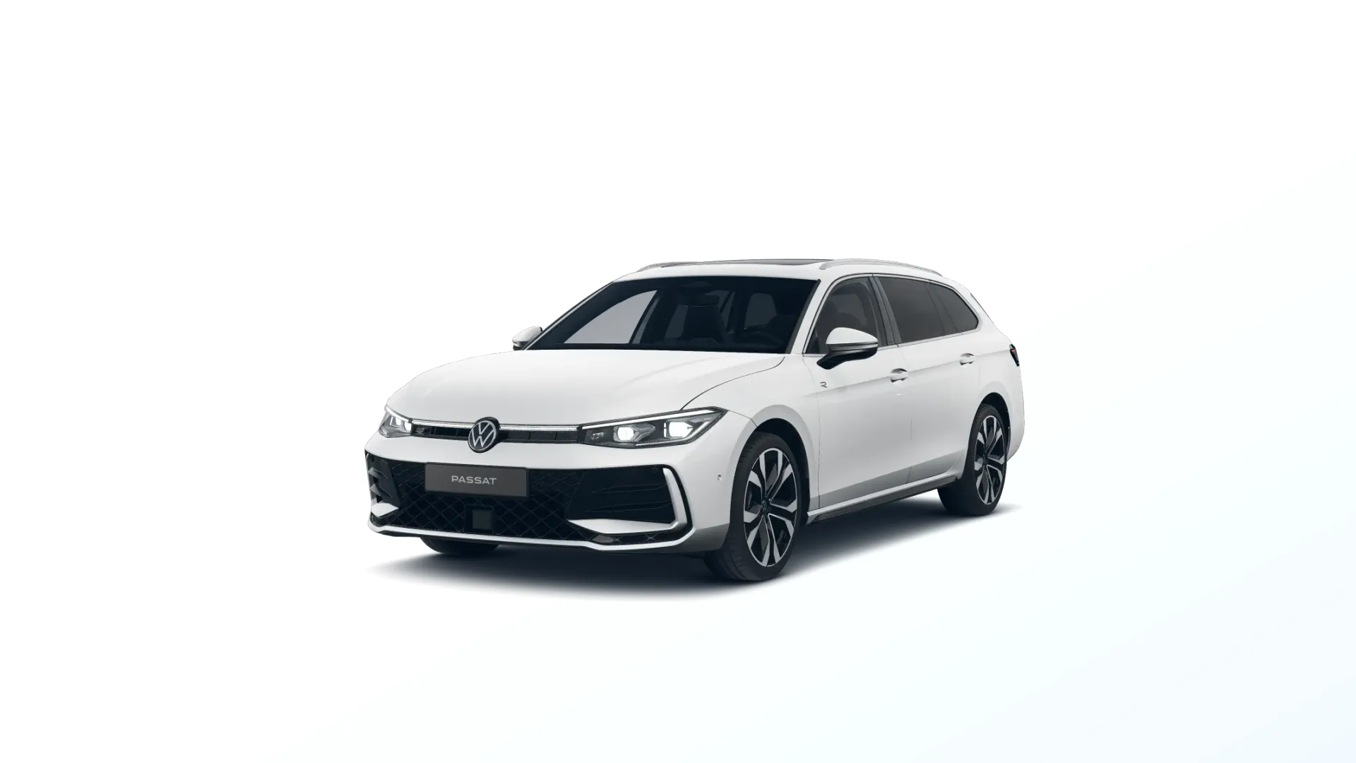 Passat, R-Line People, Bílá Oryx perleťová, front