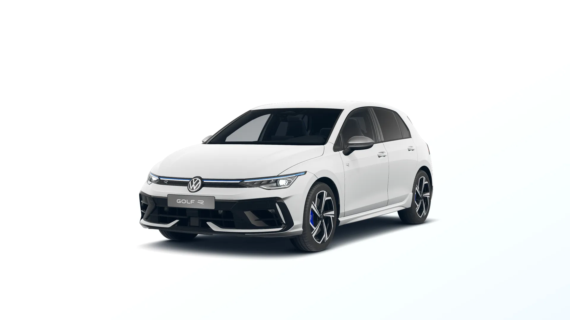 Golf, R, Bílá Pure, front