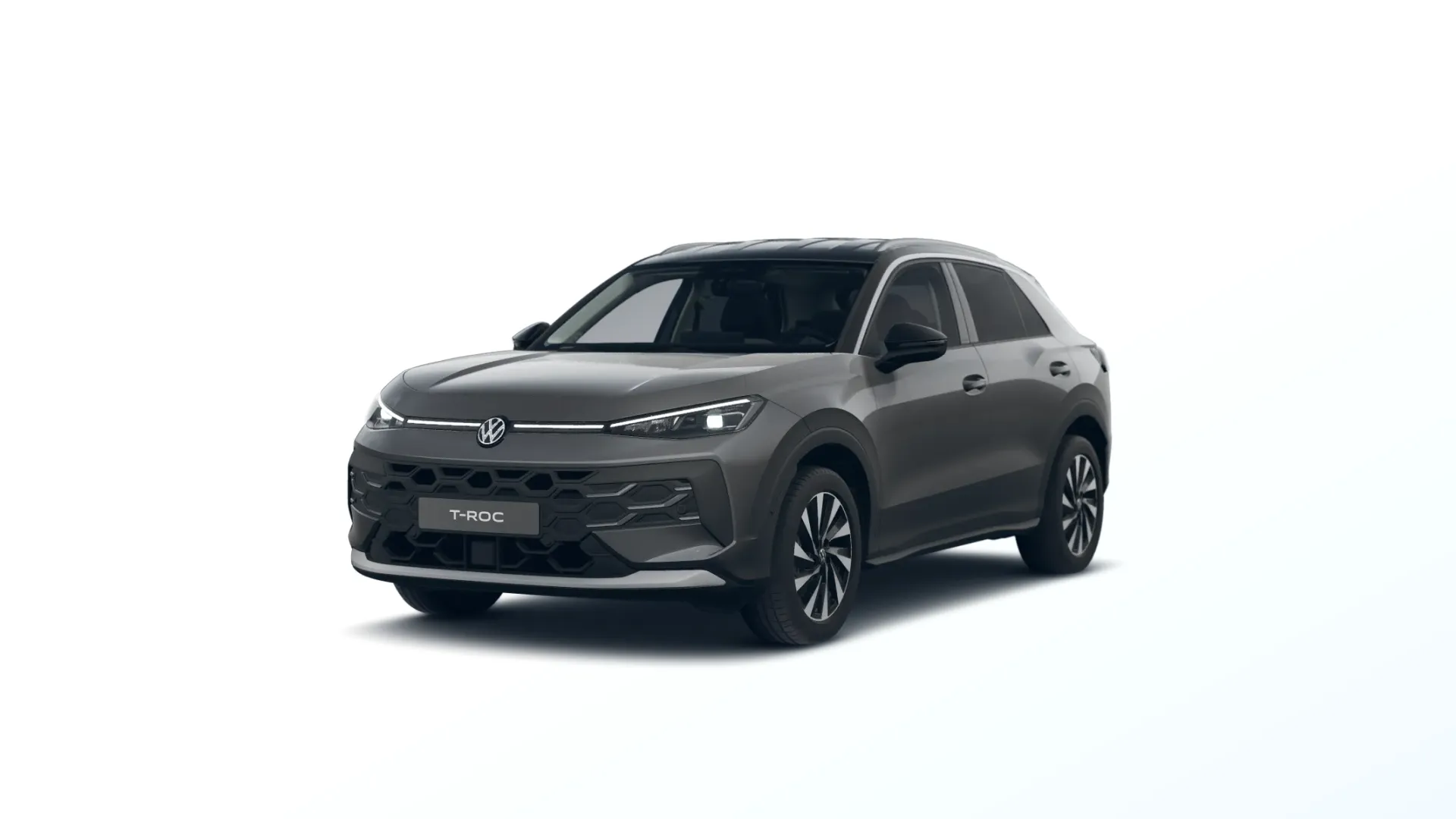 Nový T-Roc, Style, Šedá Wolf metalíza, front