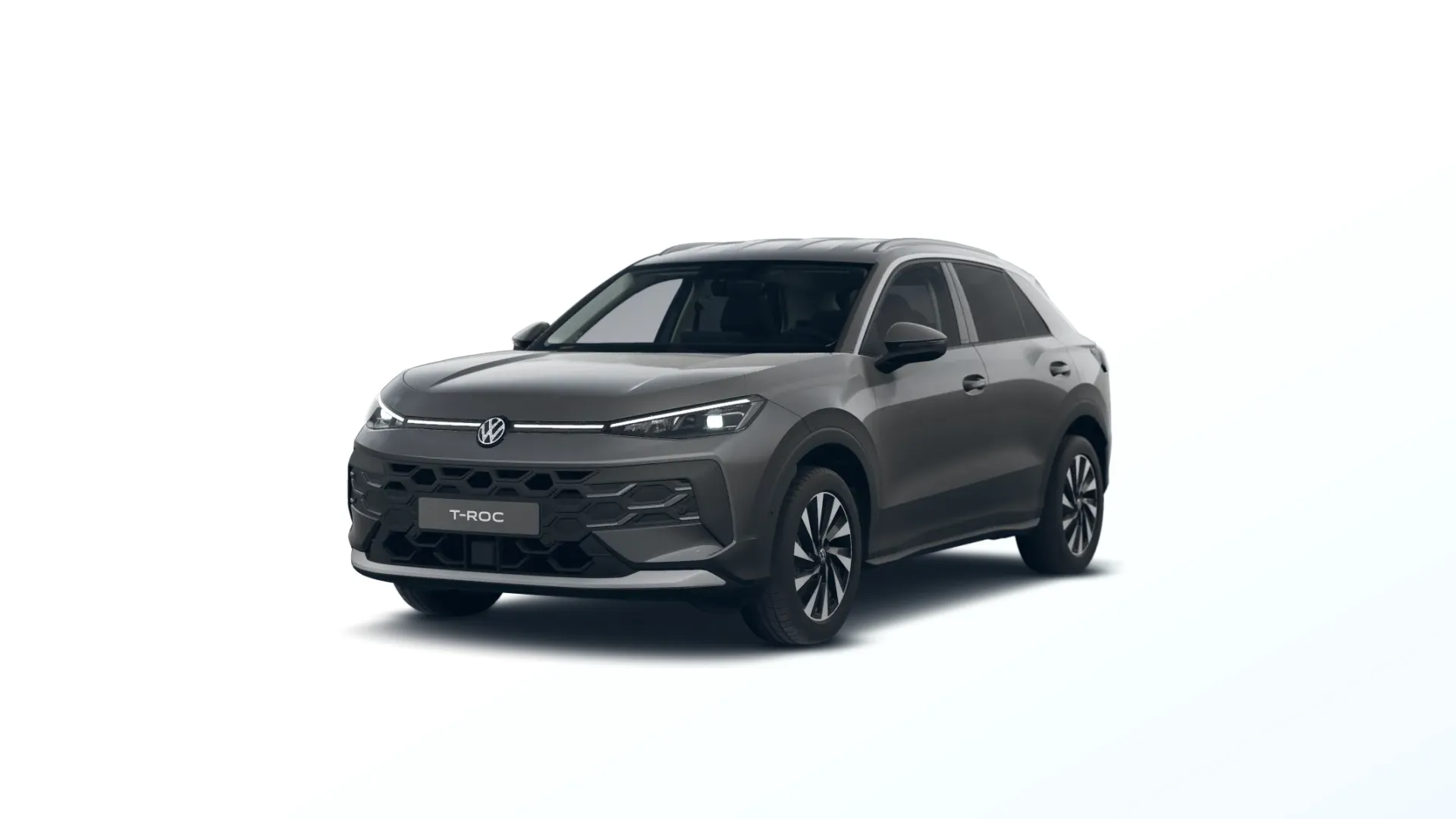 Nový T-Roc, Style, Šedá Wolf metalíza, front