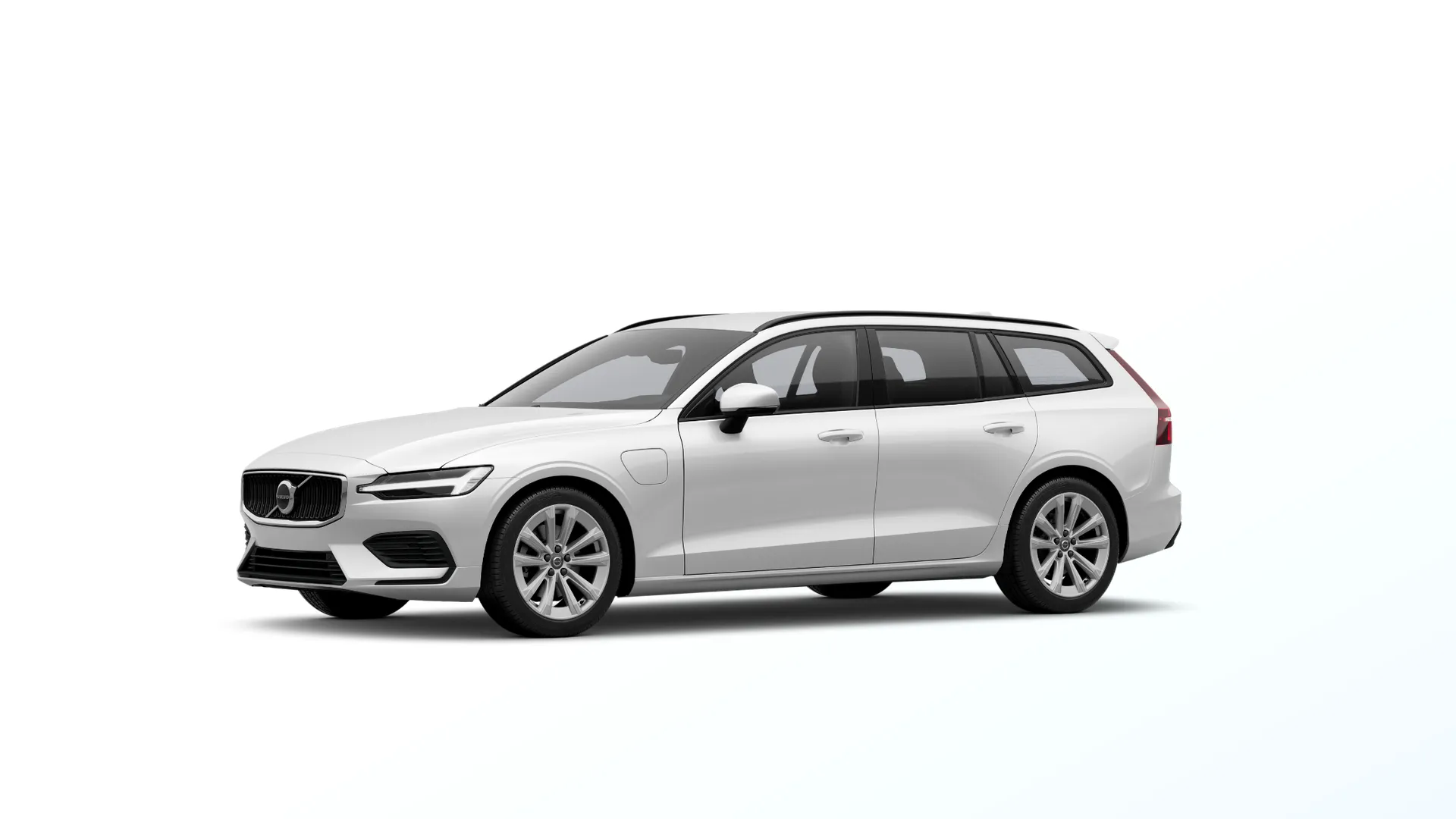 V60 Plug-in hybrid, Essential, Perleťově bílá Crystal White, front