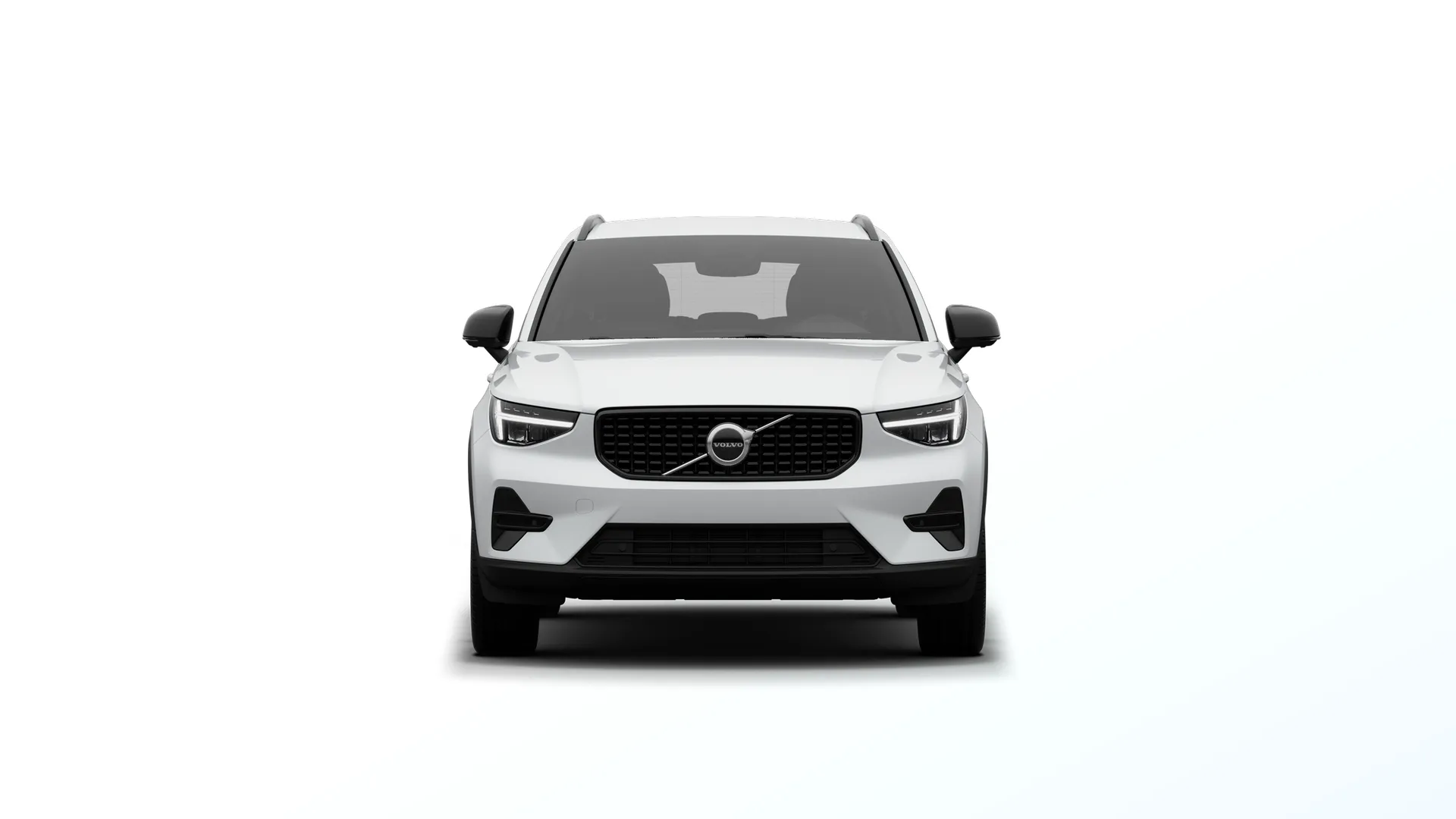 XC40 Mild hybrid, Plus, Perleťově bílá Crystal White, front