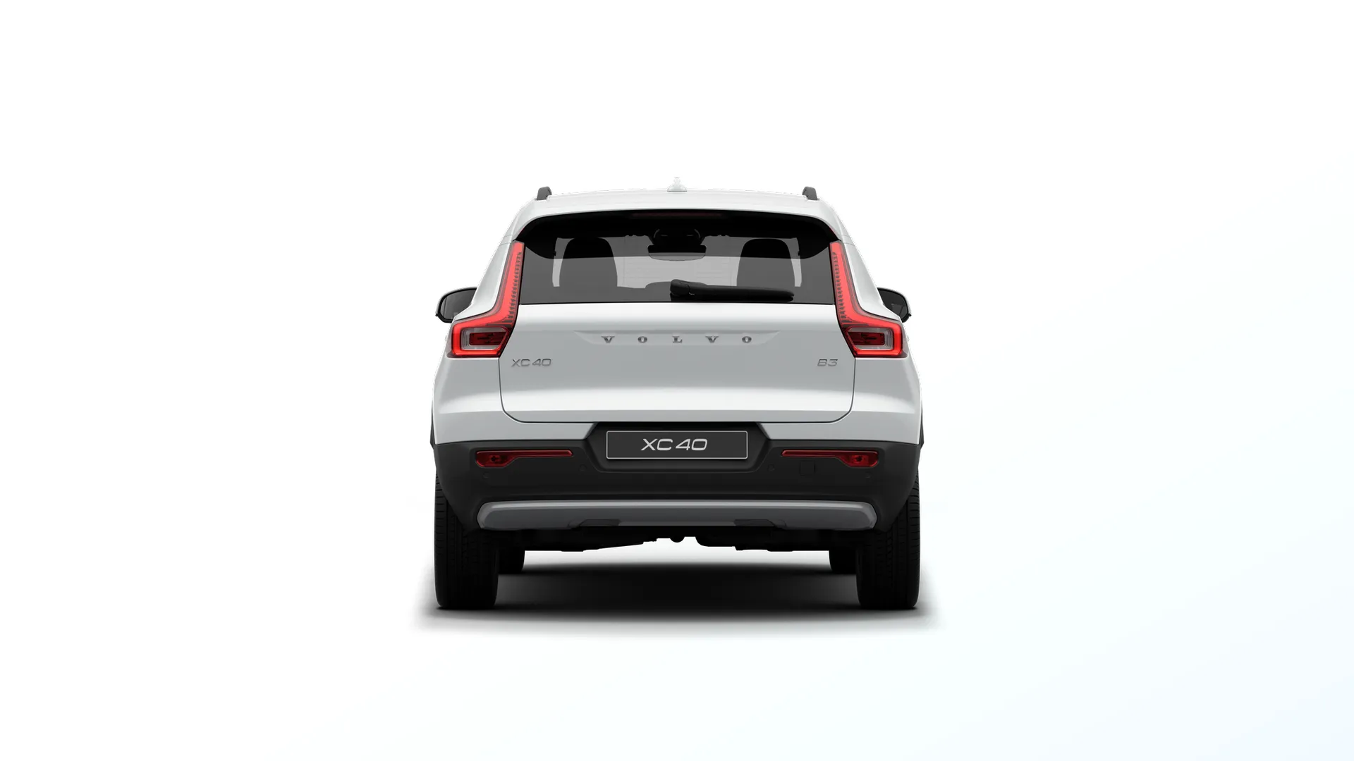 XC40 Mild hybrid, Core, bílá Ice White, rear