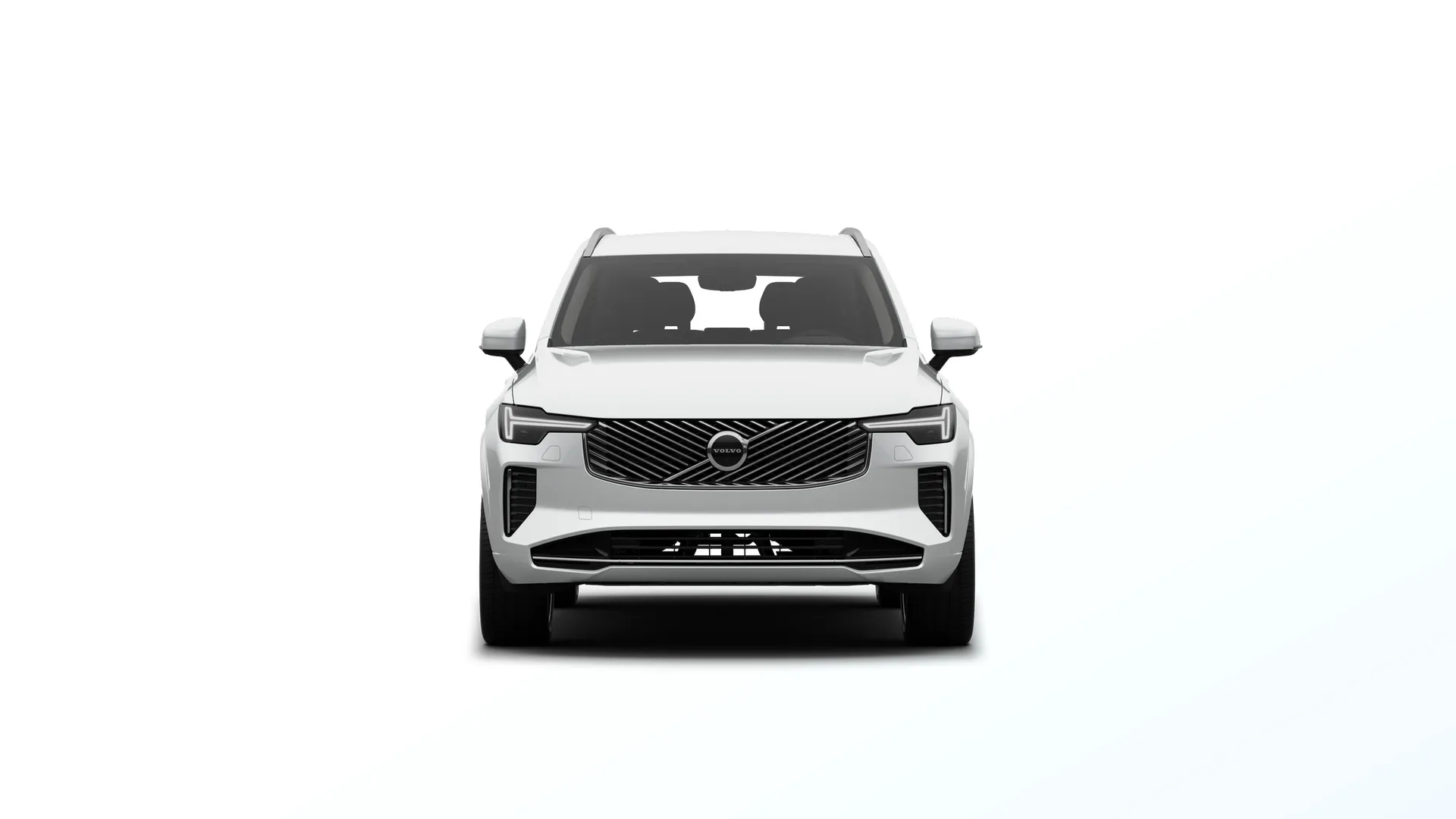XC90 Plug-in hybrid, Plus, Perleťově bílá Crystal White, front