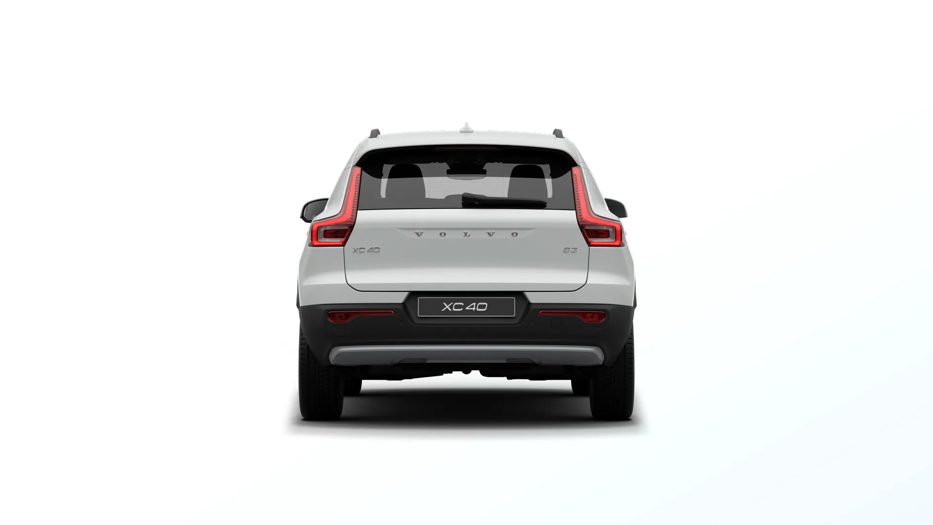 XC40 Mild hybrid, Essential, bílá Ice White, rear