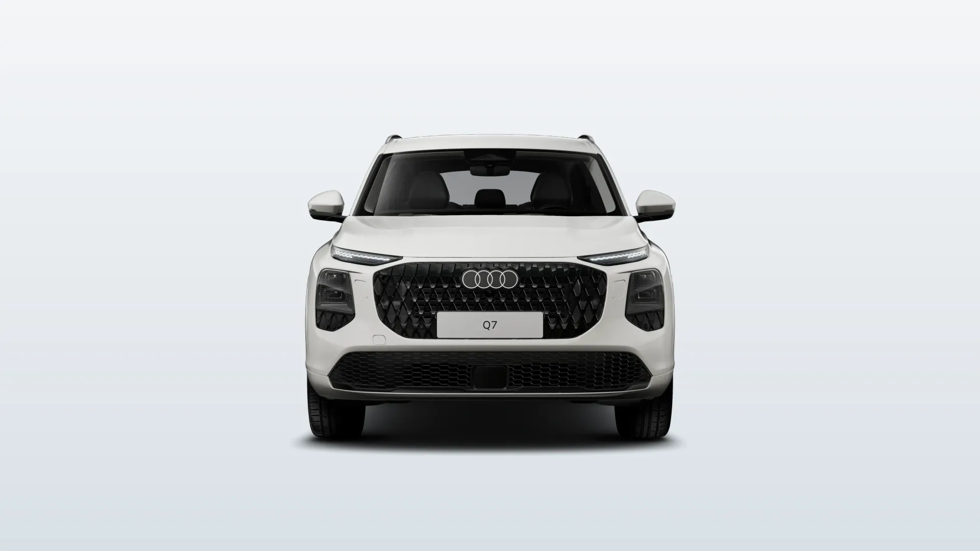 Audi Q7 (2026) v barvě Bílá Carrara – pohled 4