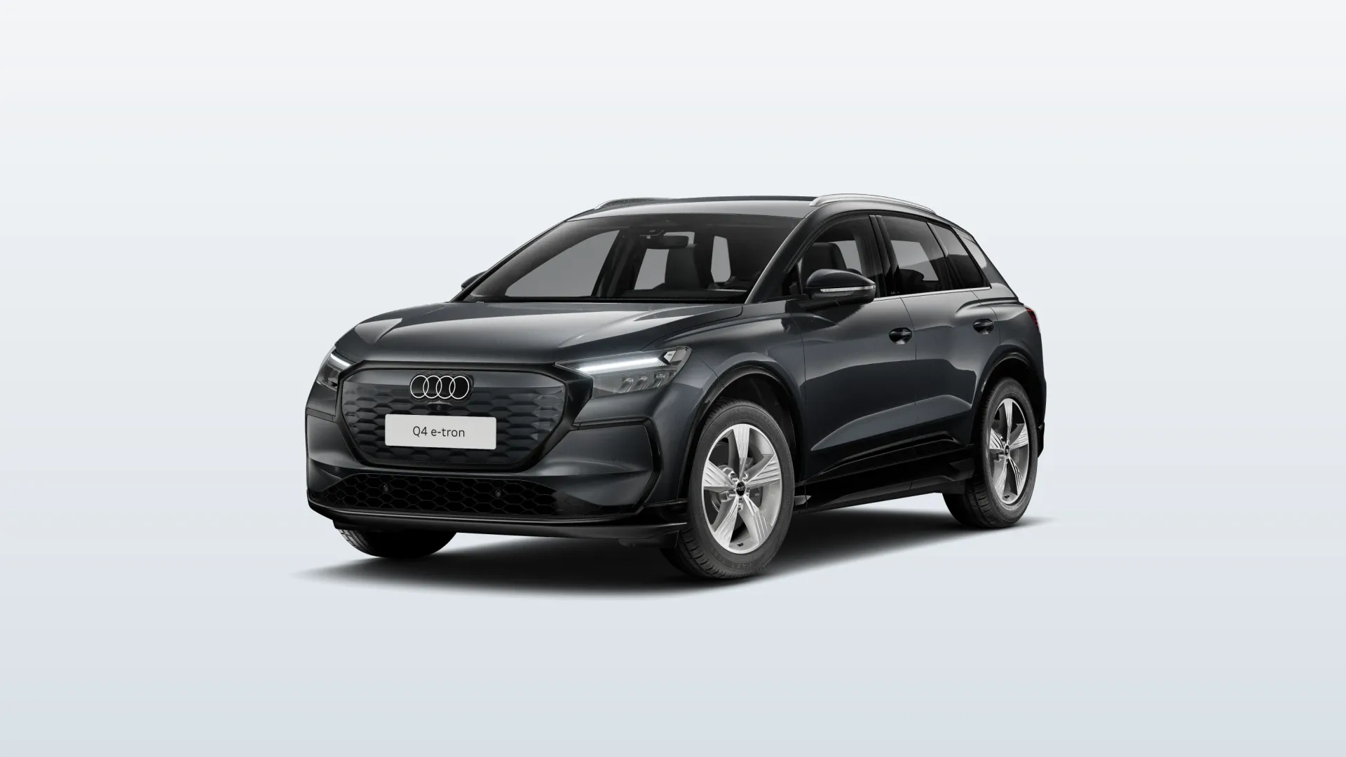 Q4 e-tron PI, Audi Q4 e-tron, Šedá Tambora, front