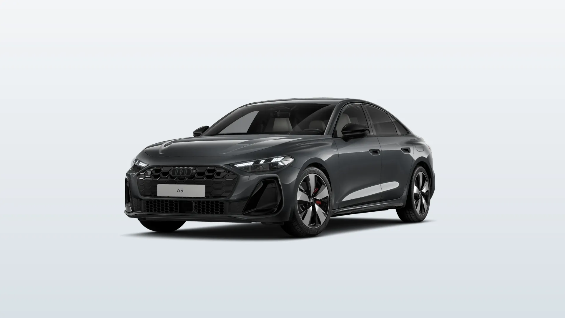 A5 Limuzína, A5 Limuzína S line e-hybrid, Šedá Daytona, front