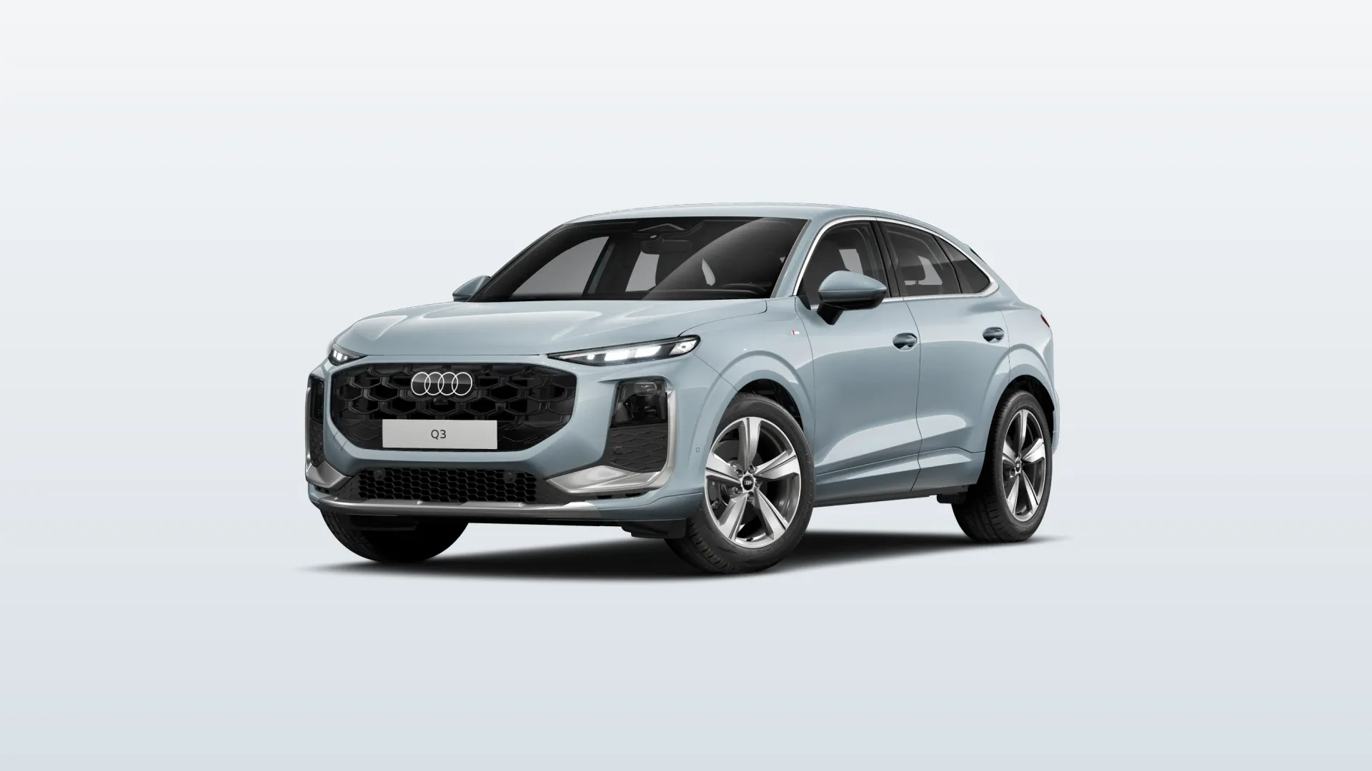 Q3 Sportback, Audi Q3 S line, Šedá Arrow, front