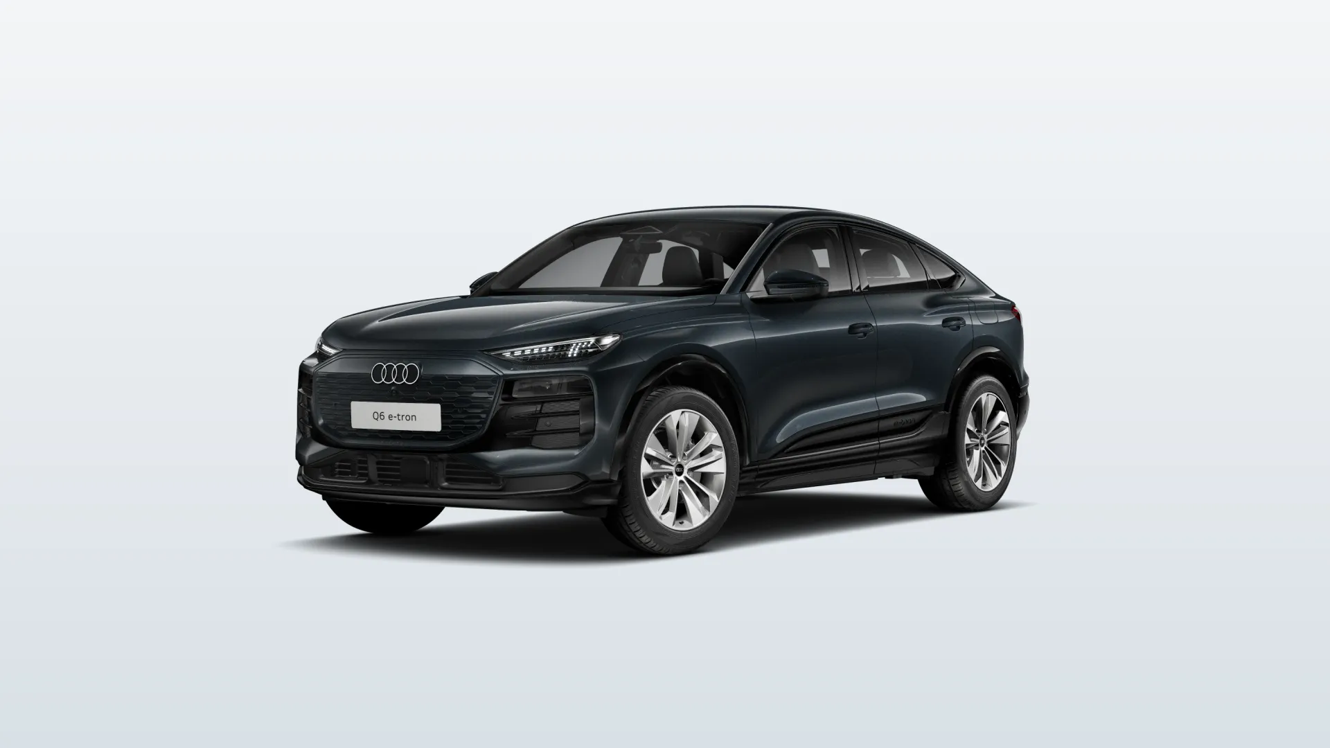 Q6 Sportback e-tron, Q6 e-tron Sportback, Šedá Manhattan, front