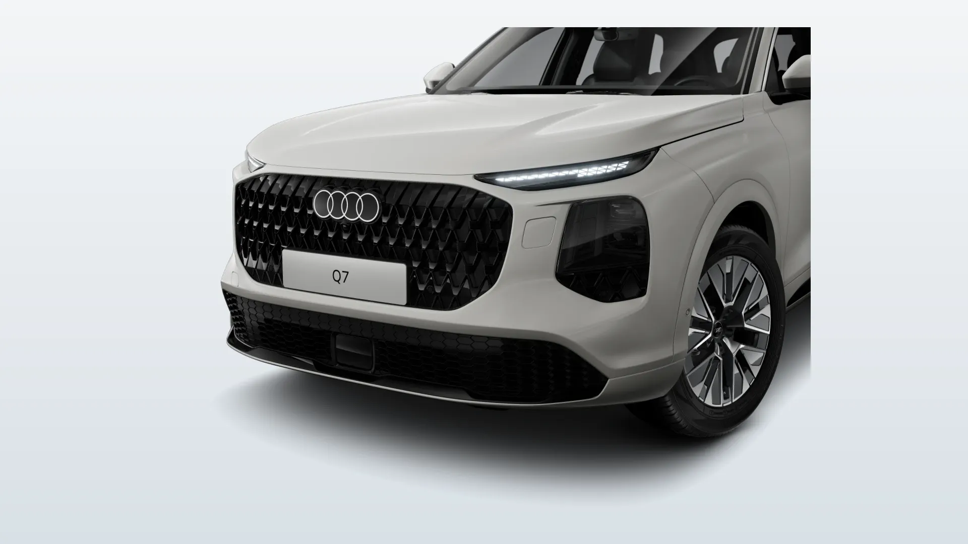 Audi Q7 (2026) v barvě Bílá Carrara – pohled 6