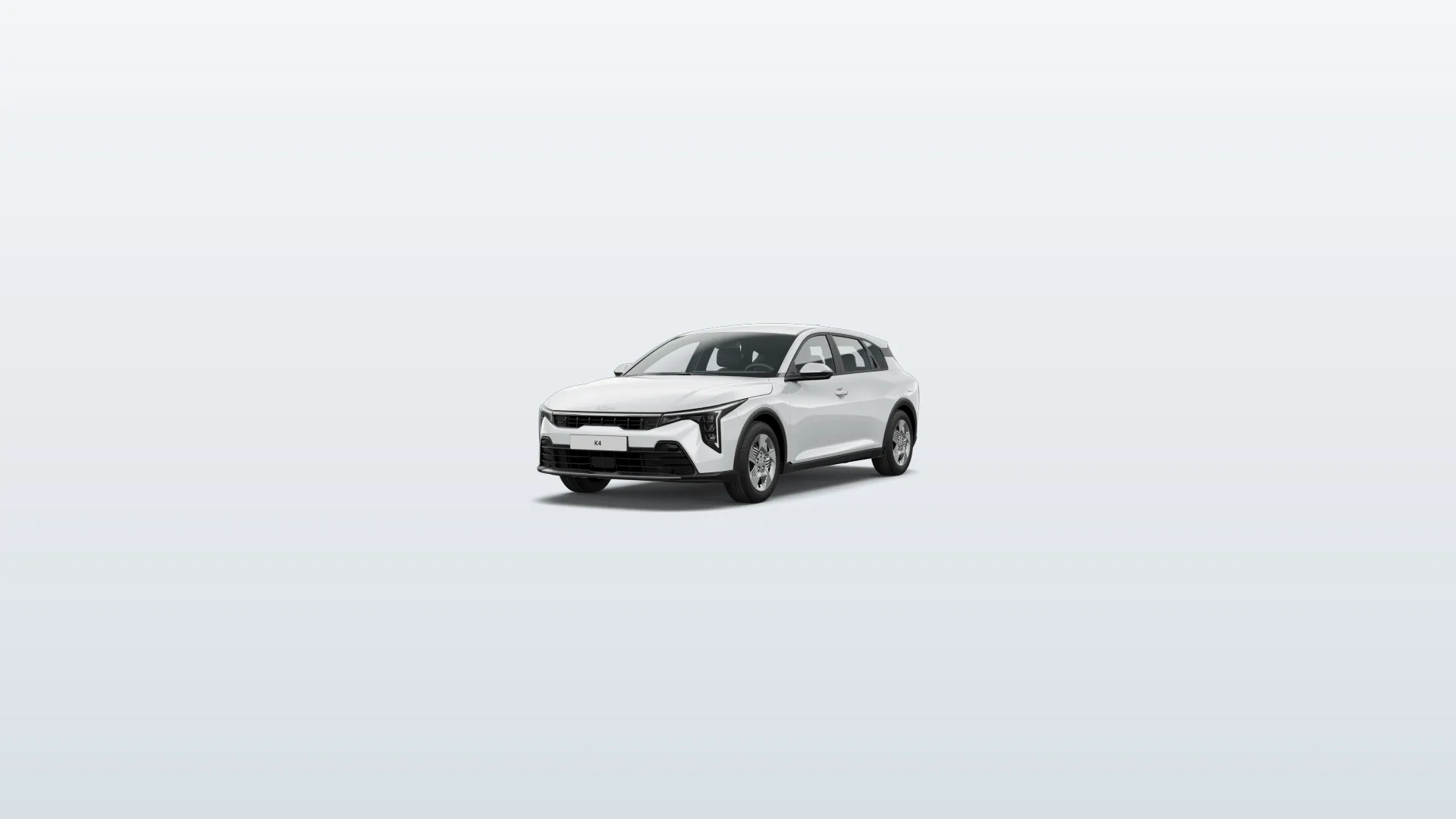 Kia K4 (2026) Comfort v barvě Bílá Clear – pohled zepředu
