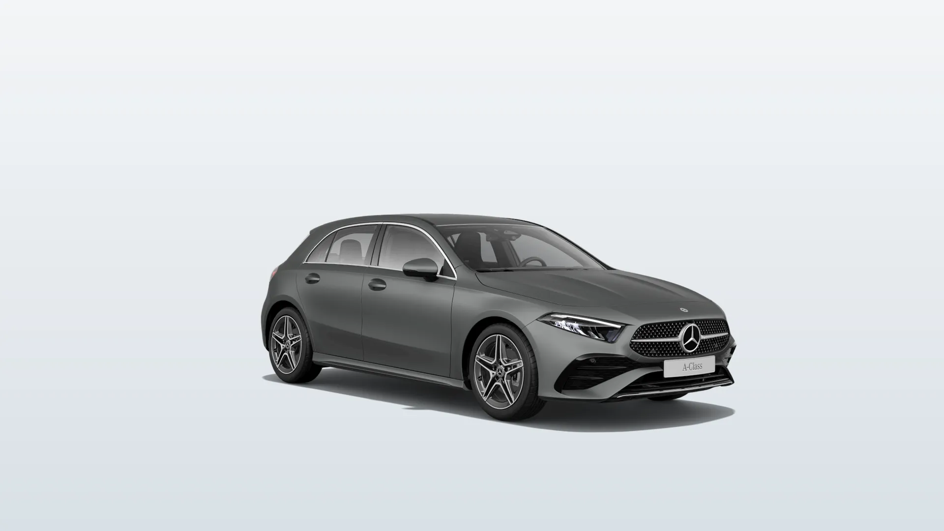 Třída A hatchback (W177-fl), Linie AMG, Magno šedá mountain MANUFAKTUR, front