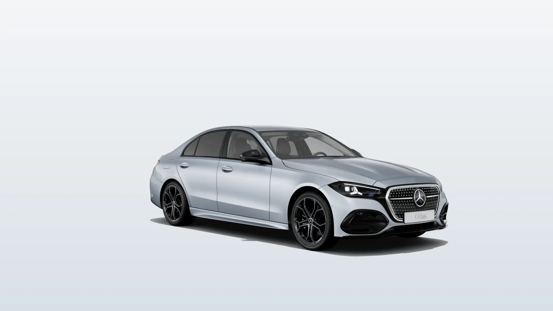 Třída C sedan (W206-fl), Linie AMG Plus, Metalická stříbrná high-tech, front