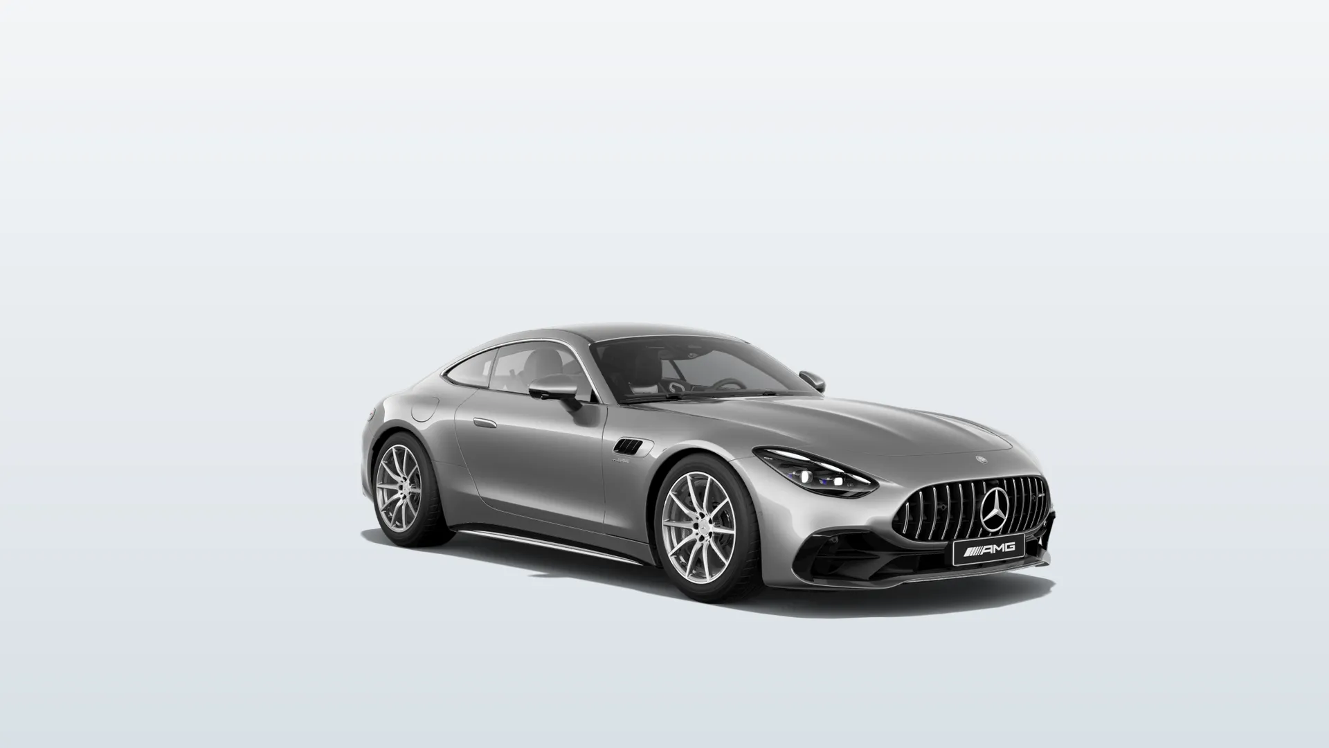 Mercedes-AMG GT kupé (C192), Základní provedení, Metalická šedá Imola AMG MANUFAKTUR exclusive, front