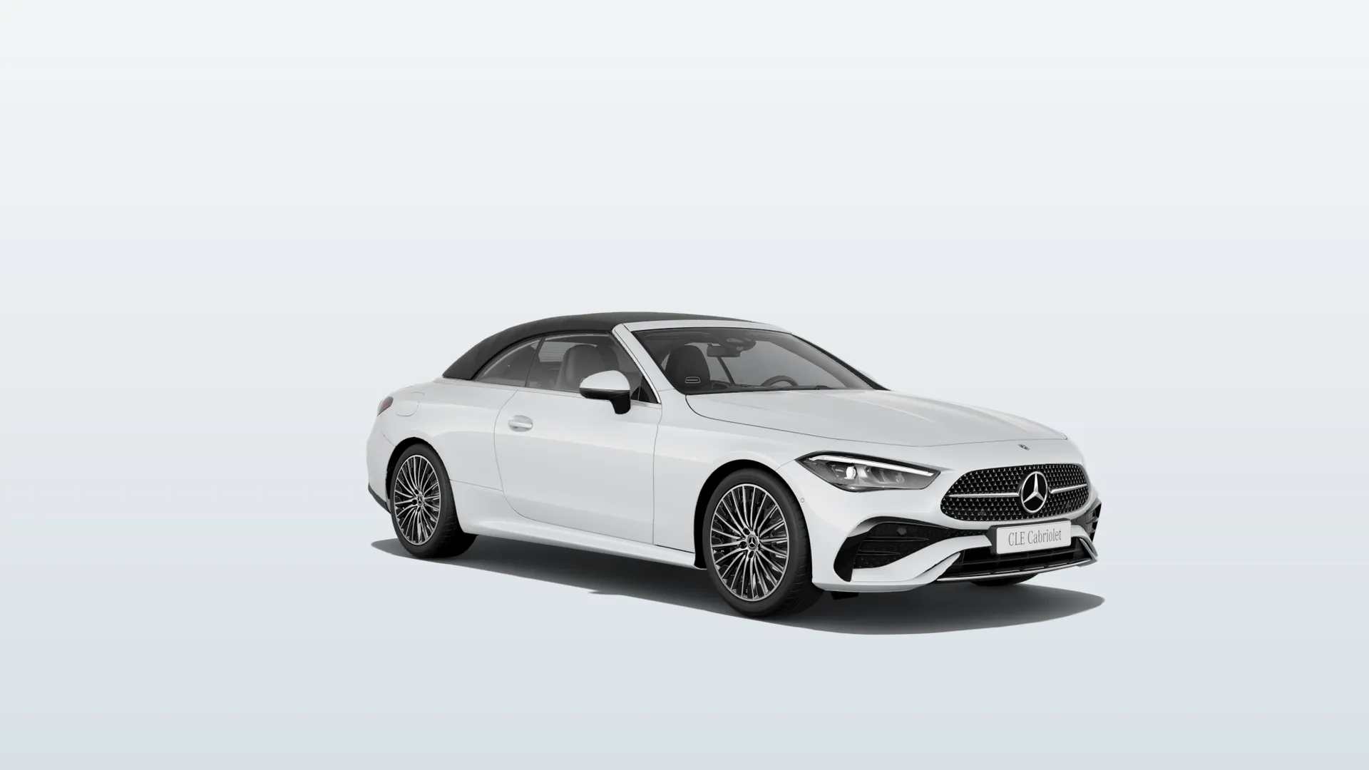 CLE kabriolet (A236), Linie AMG exteriér, Bílá opalite bright MANUFAKTUR, front