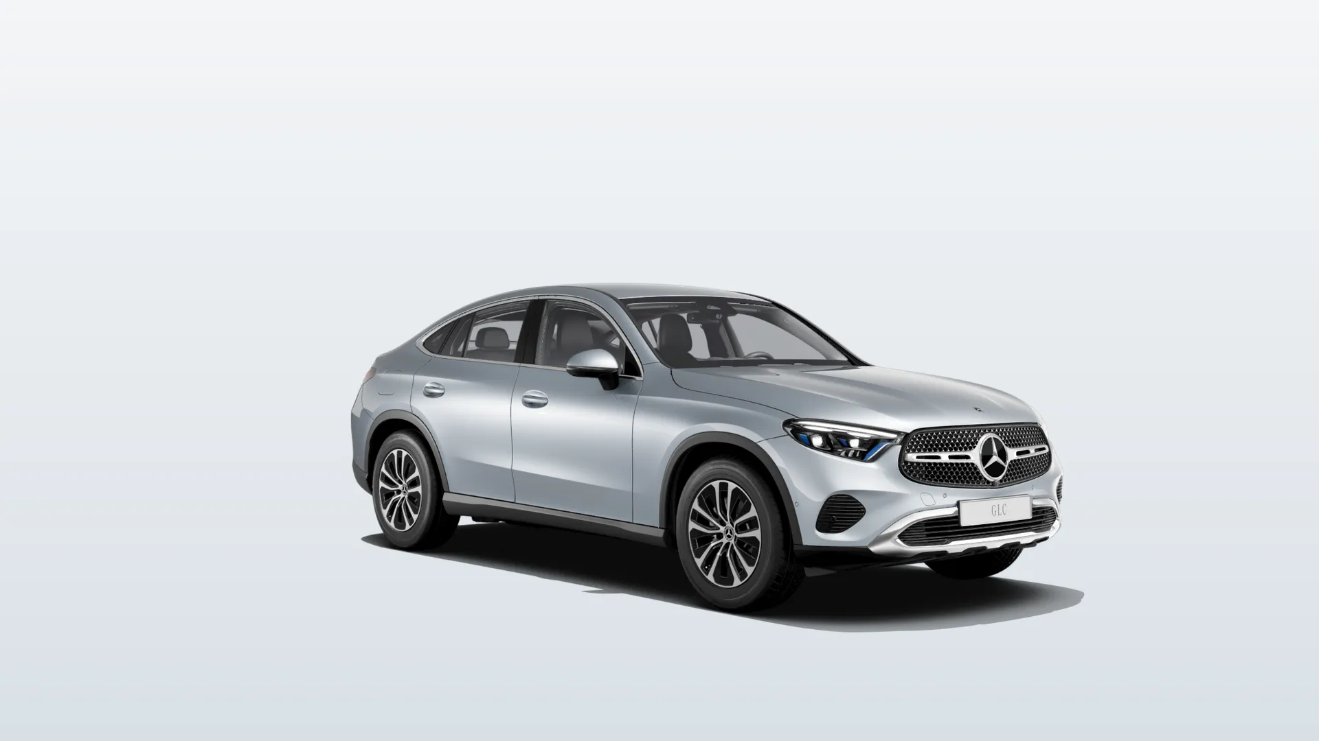 GLC kupé (C254), Sada interiéru ze syntetické kůže, Metalická stříbrná high-tech, front