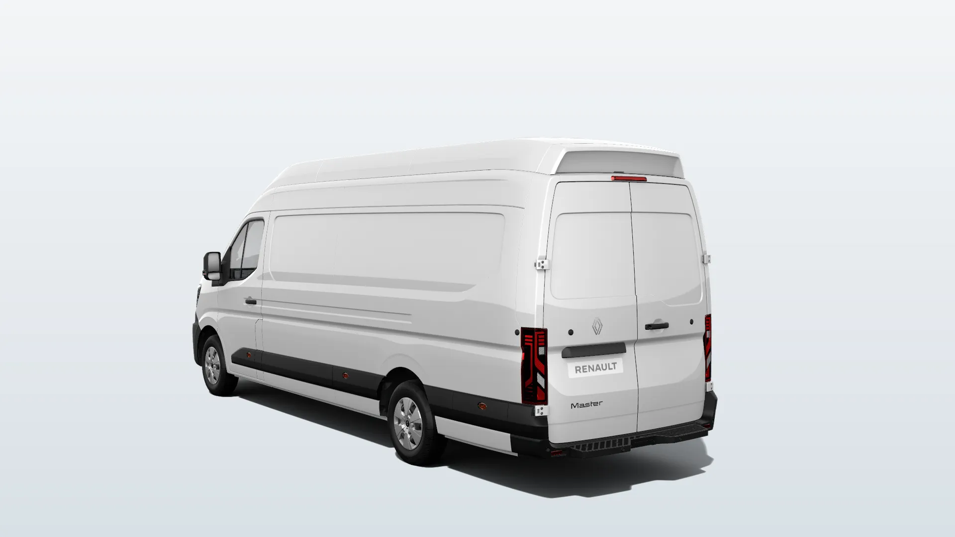 Renault Master (2024) L4H3 Advance v barvě bílá Mineral – pohled zezadu