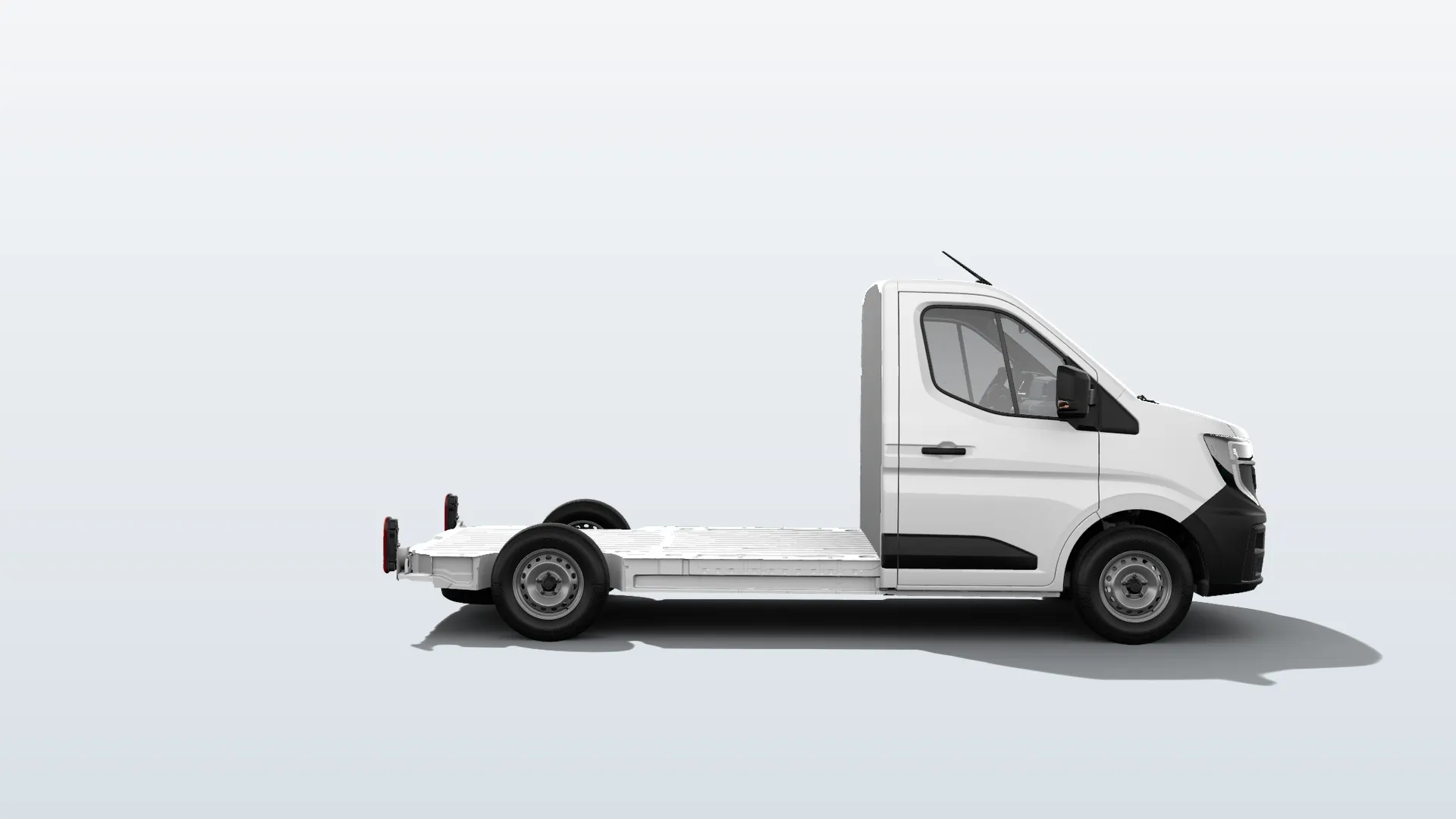 Renault Master plošina (IV) Advance v barvě bílá Mineral – pohled zepředu