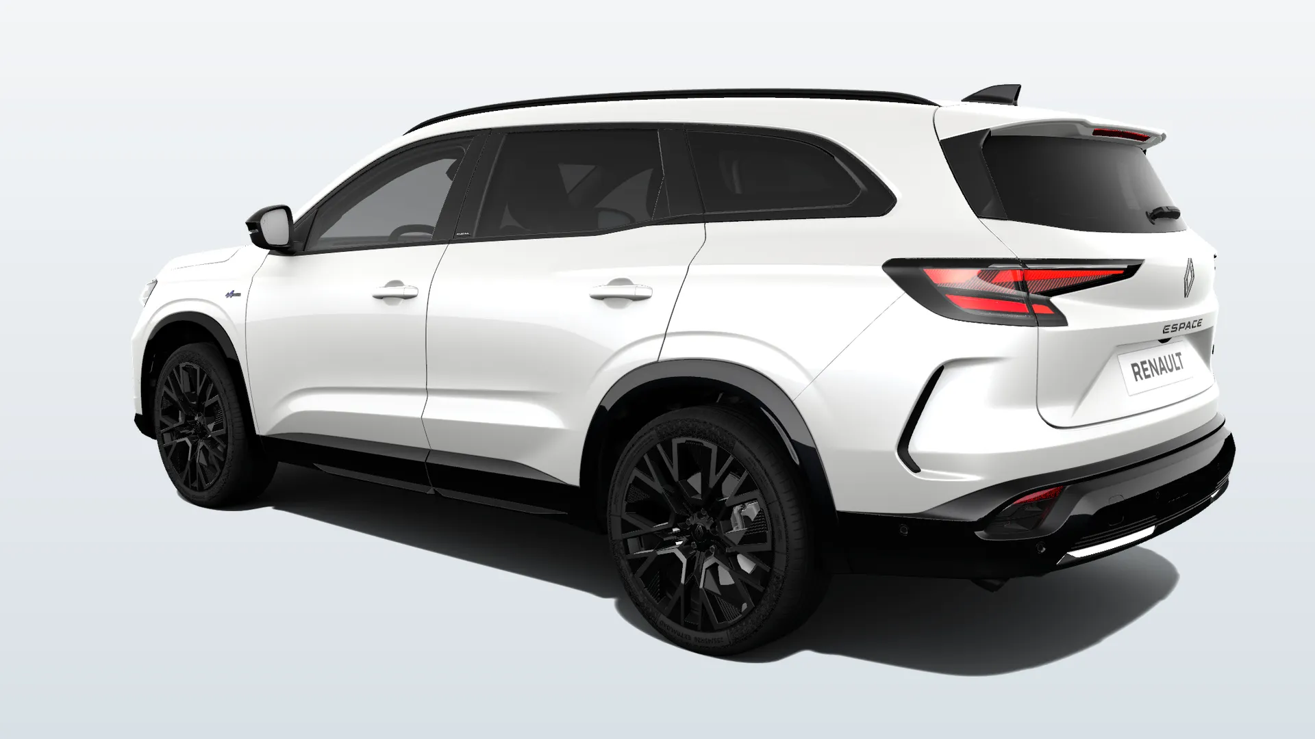 Renault Espace VI Esprit Alpine v barvě bílá nacré – pohled zezadu