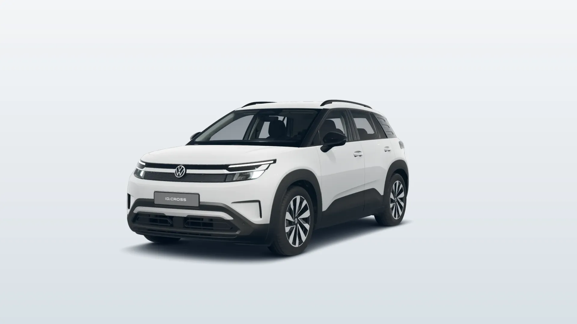 Volkswagen ID Cross I (2026) v barvě Bílá Pure – pohled zepředu