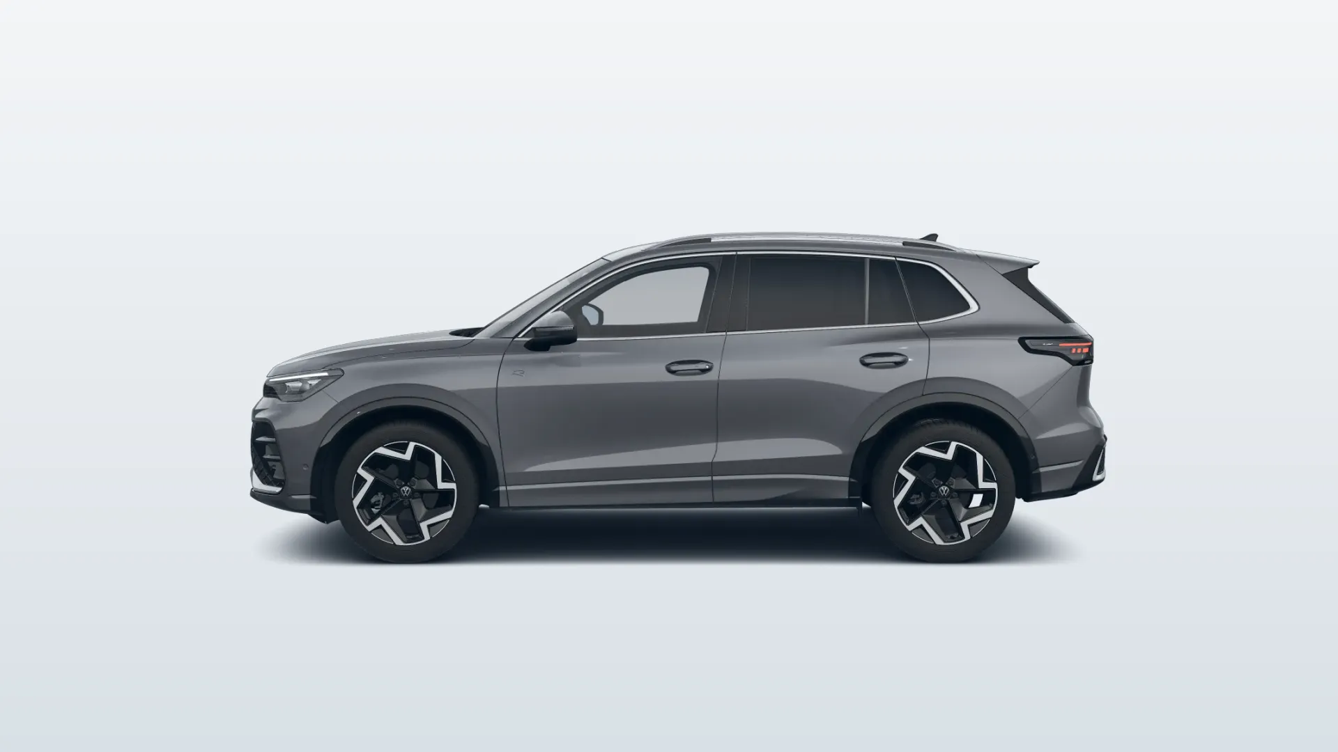 Tiguan, R-Line, Šedá Dolphin metalíza, side