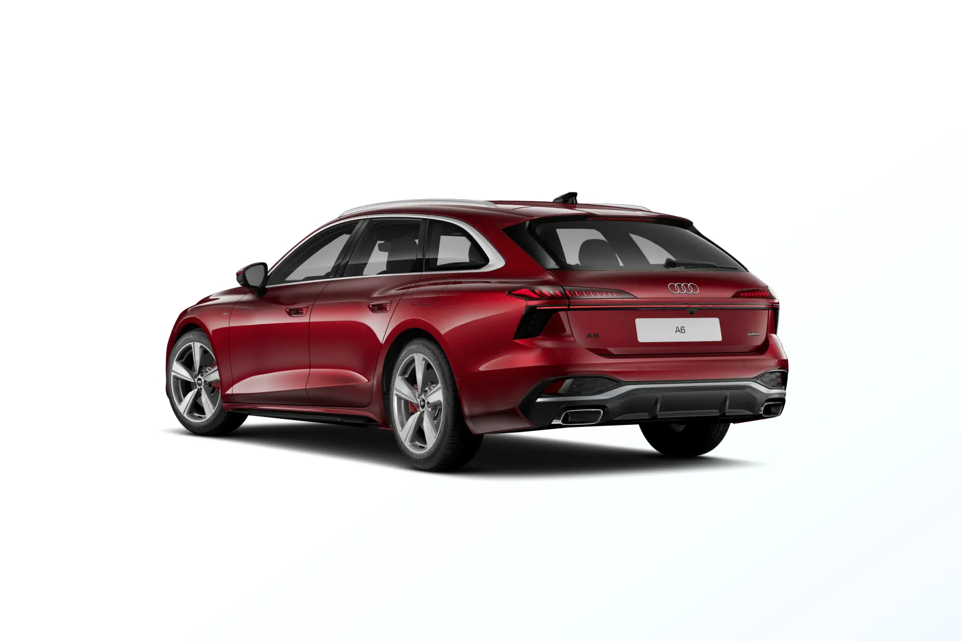 A6 Avant, A6 Avant S line e-hybrid, Červená Grenadine, back