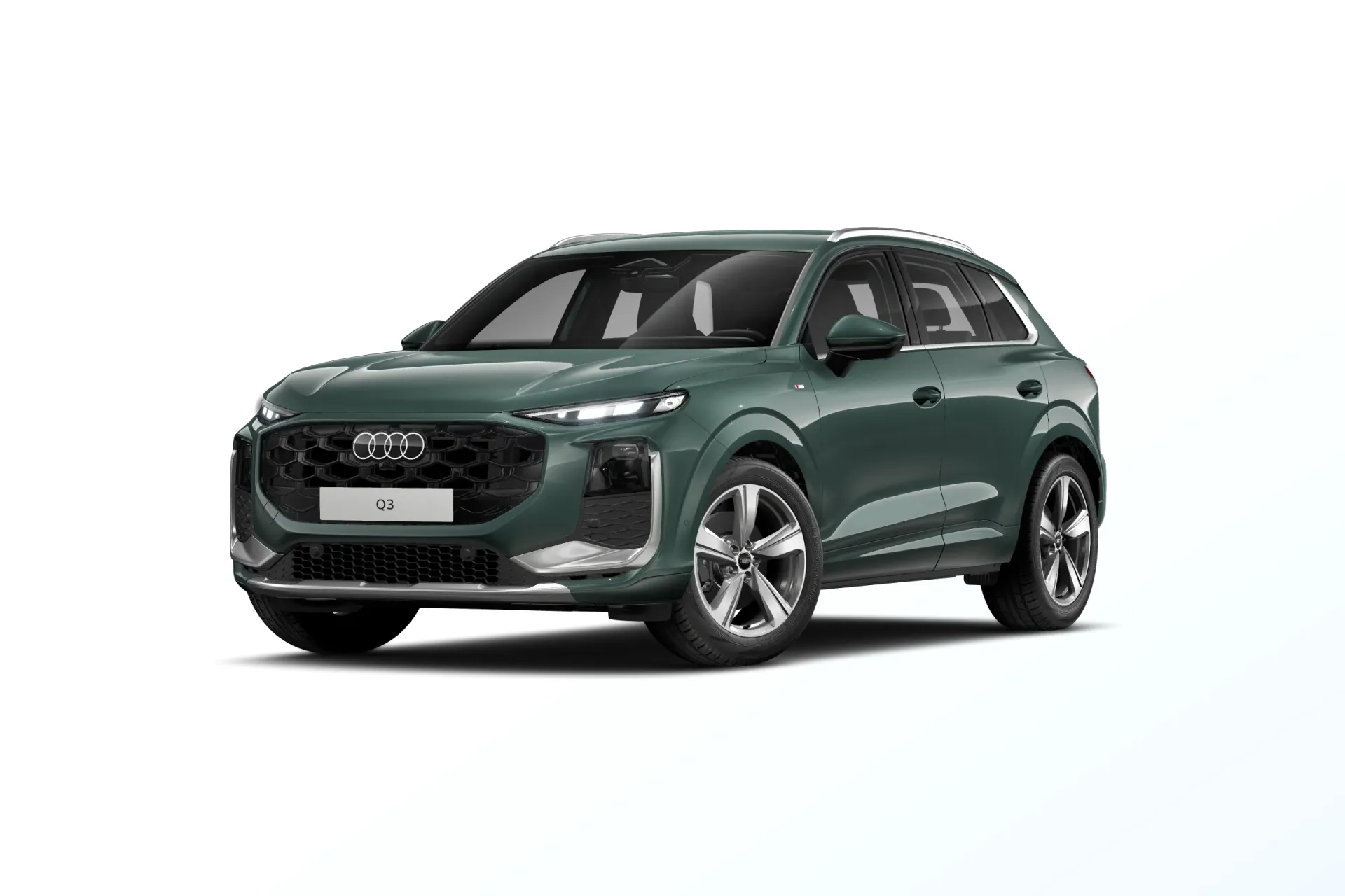 Q3, Audi Q3 S line, Zelená Sage, front