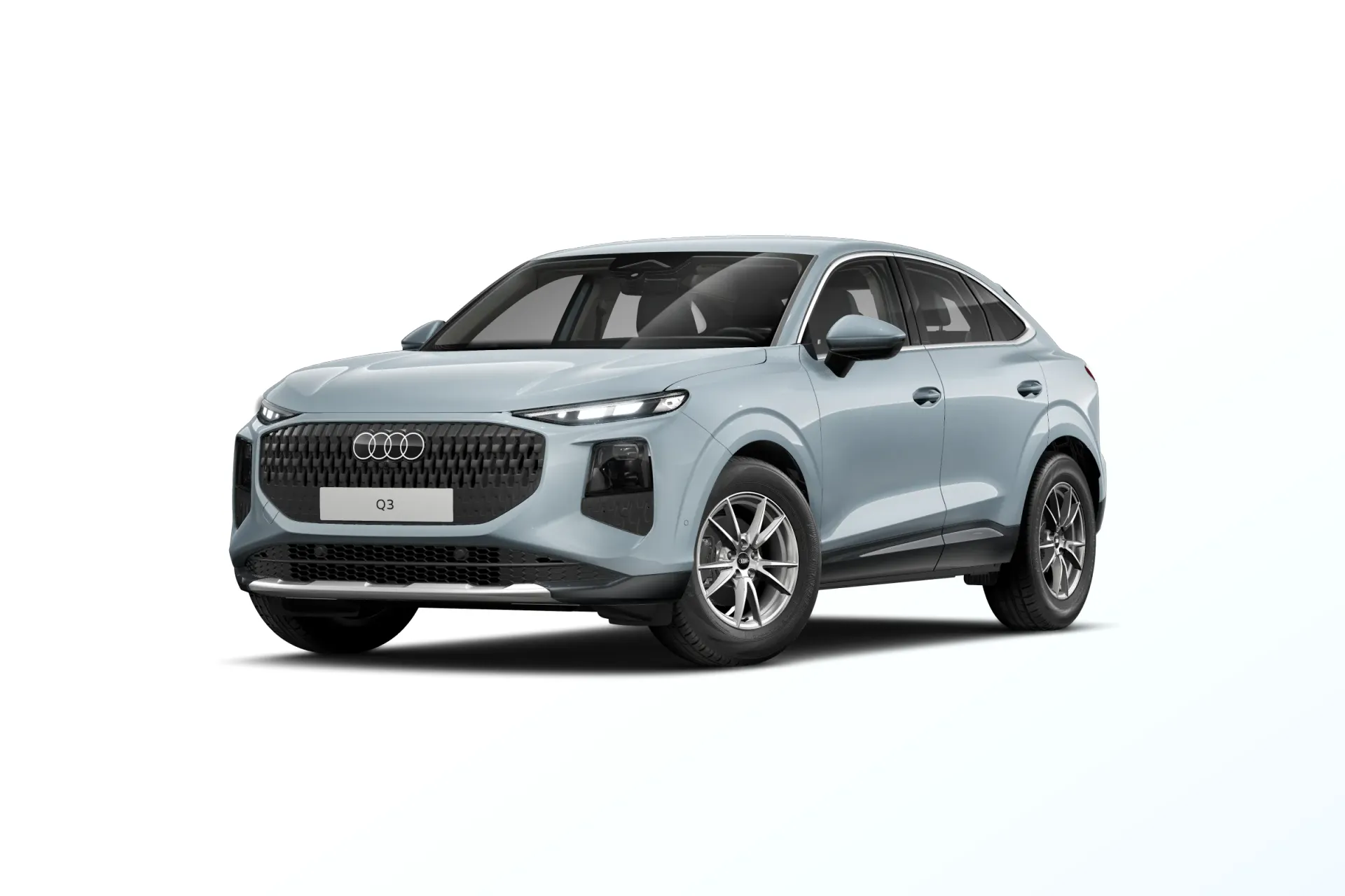 Q3 Sportback, Audi Q3, Šedá Arrow, front