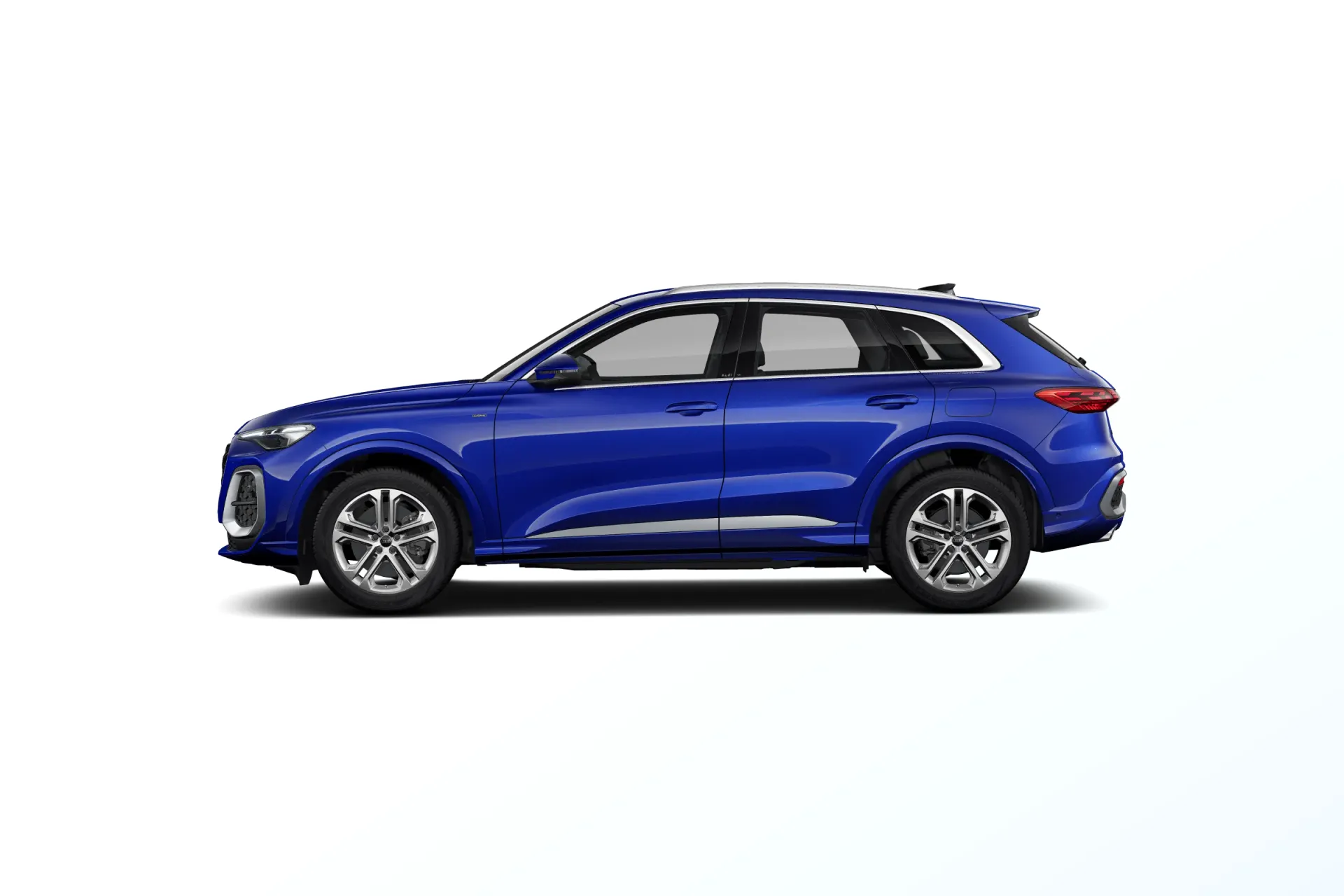 Q5, Audi Q5 e-hybrid, Modrá Ultra, side