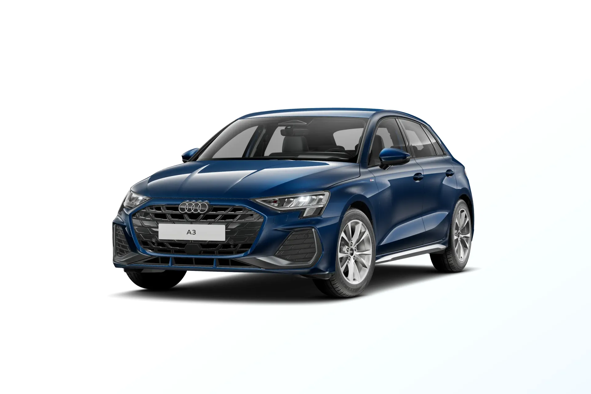 A3 Sportback, S line, Modrá Ascari, front