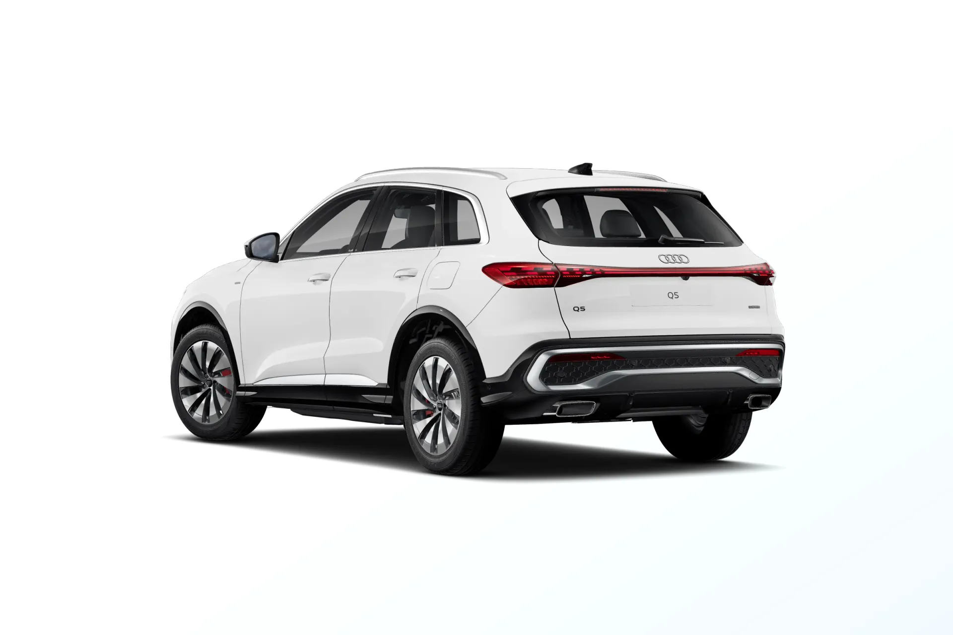 Q5, Audi Q5 S line e-hybrid, Bílá Arkona, back