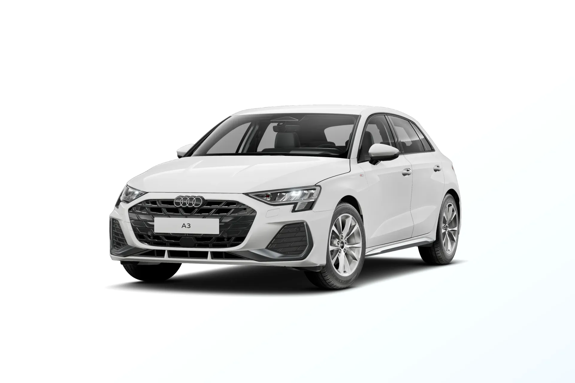 A3 Sportback, S line, Bílá Arkona, front